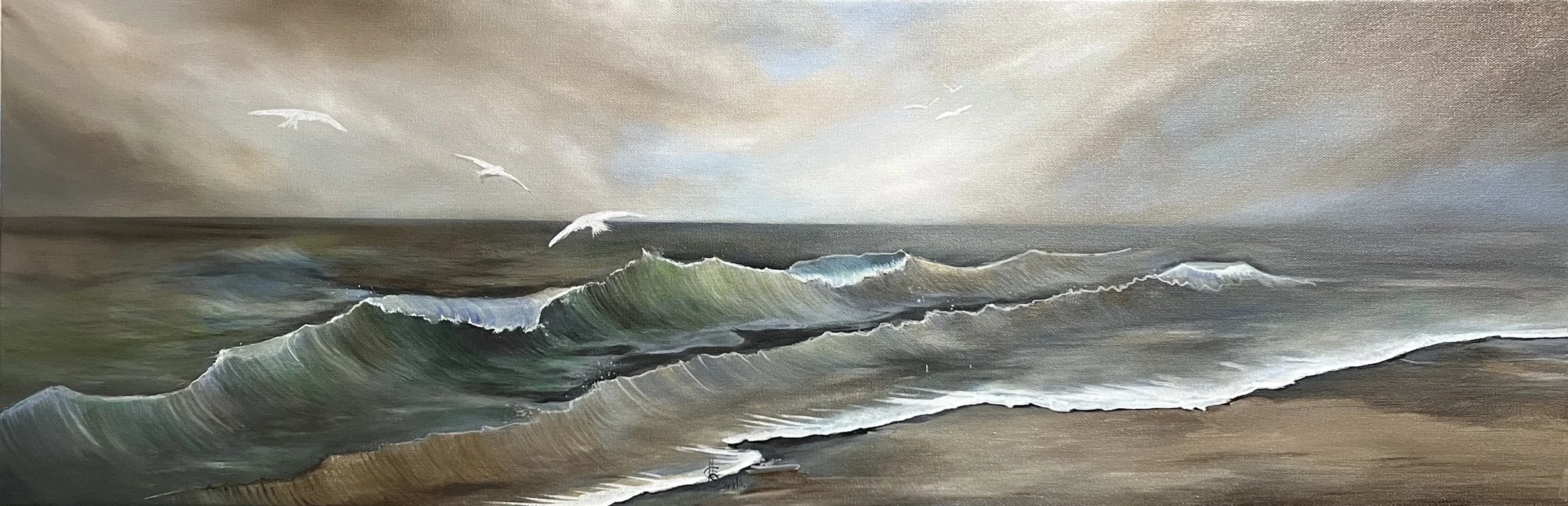 72 Minutes
Oil on Canvas
12 x 36 inches