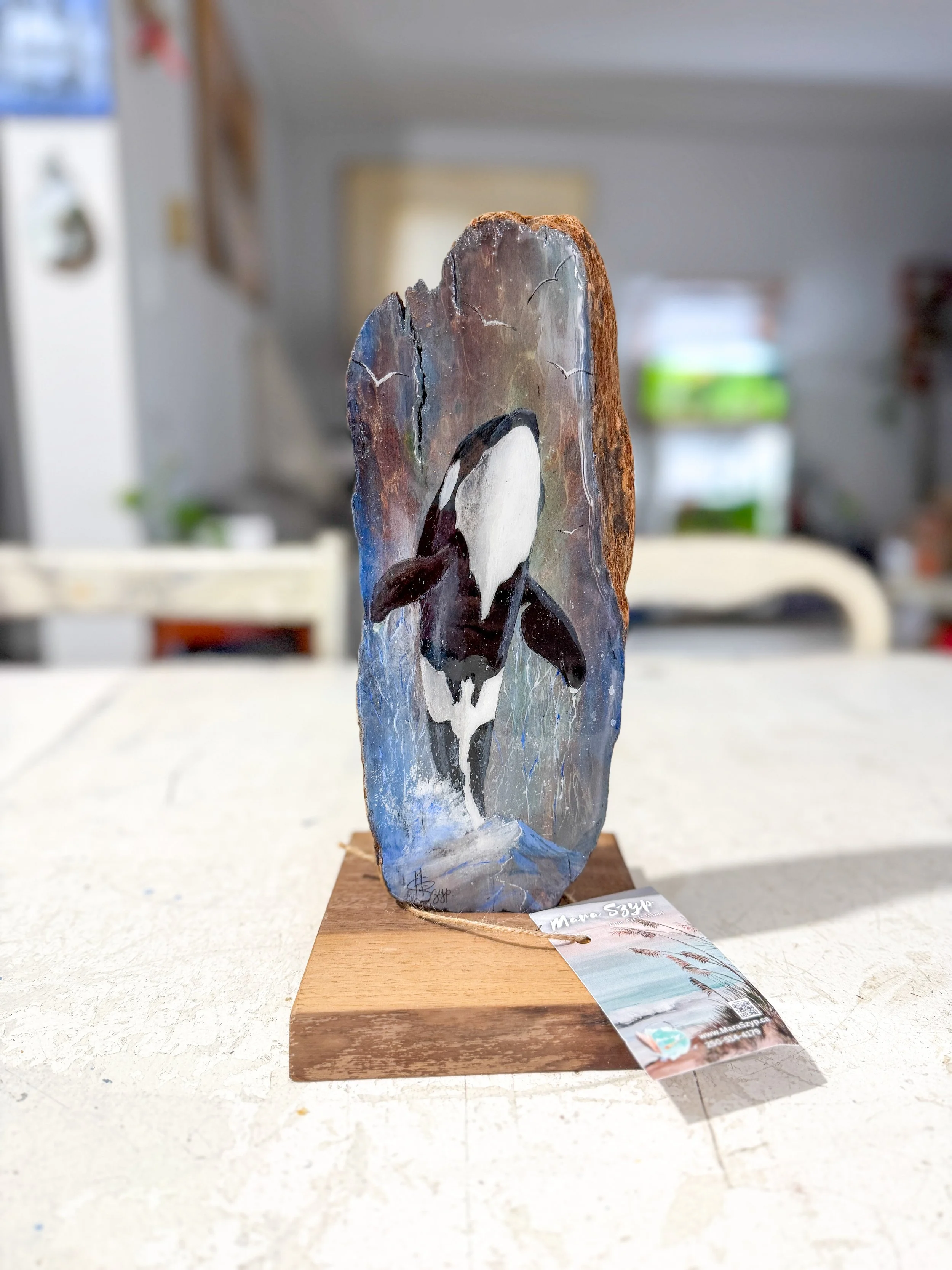 The Matriarch ~ Driftwood Wood Base .JPG