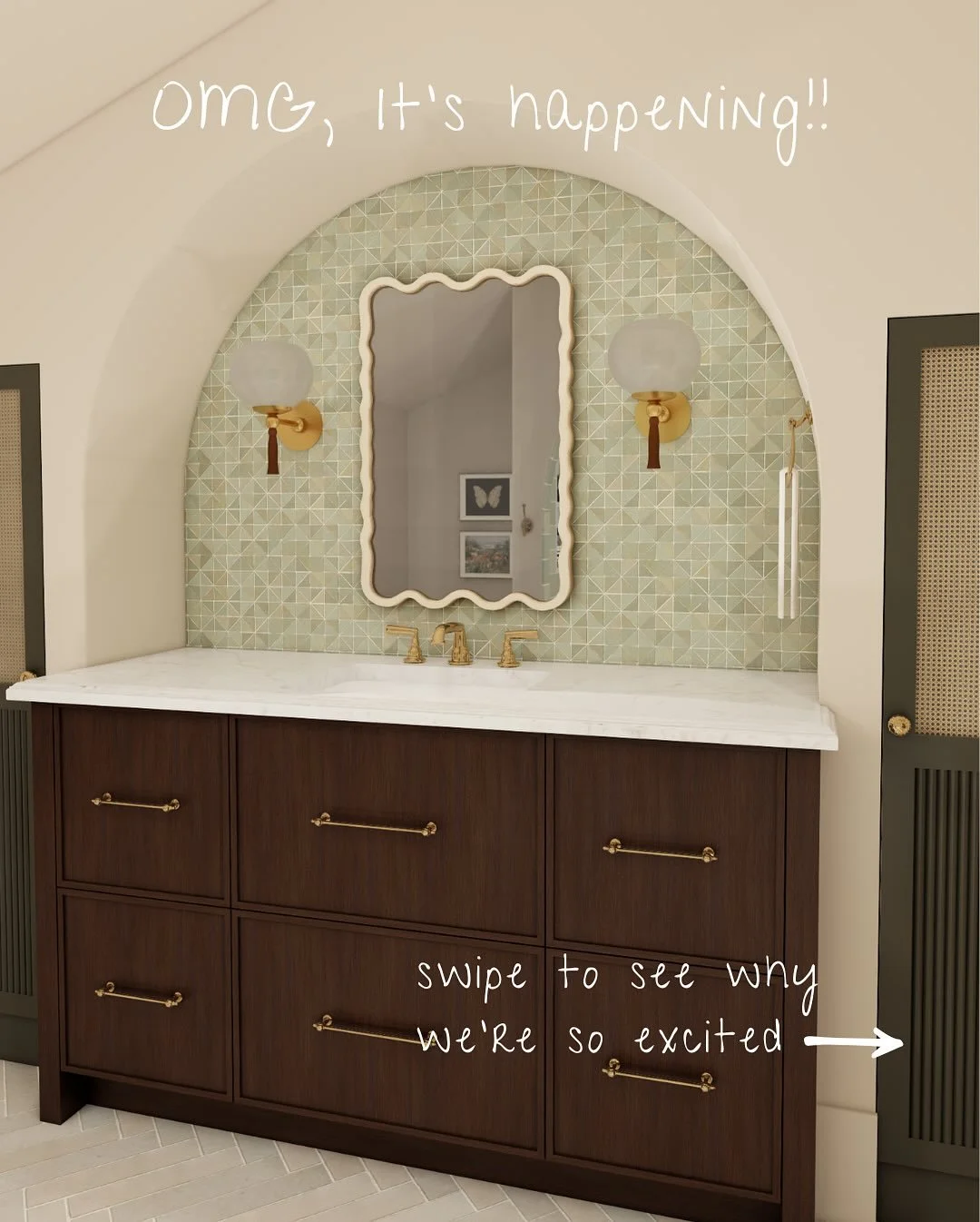 Nothing gets us excited like demo day! 🔨 Swipe for a behind the scenes look at how project &lsquo;Parkside Charm&rsquo; is coming together😍. We&rsquo;re transforming 3 bathrooms in this home so be on the lookout for progress updates on the other tw