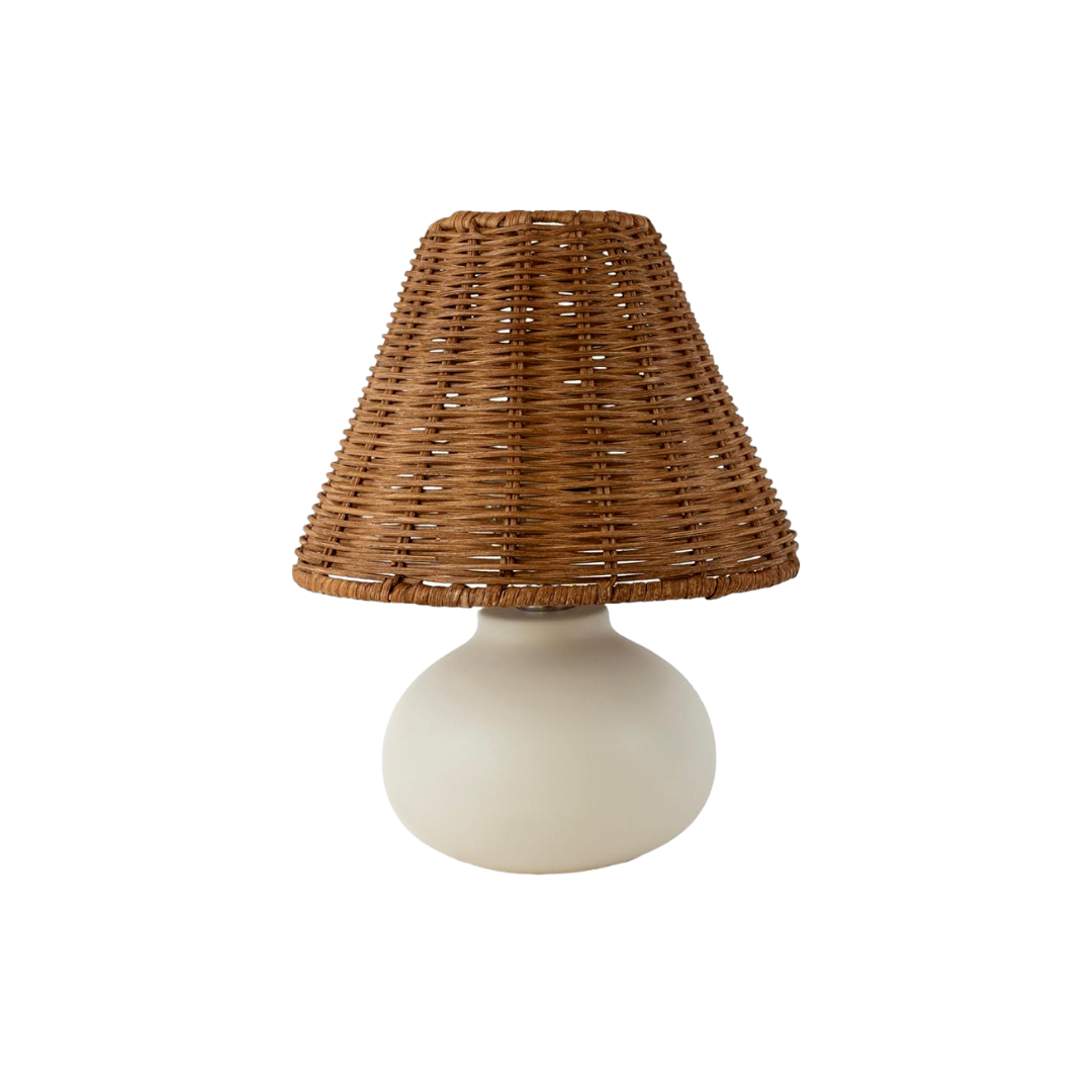 mini ceramic lamp with rattan shade for kitchen.png