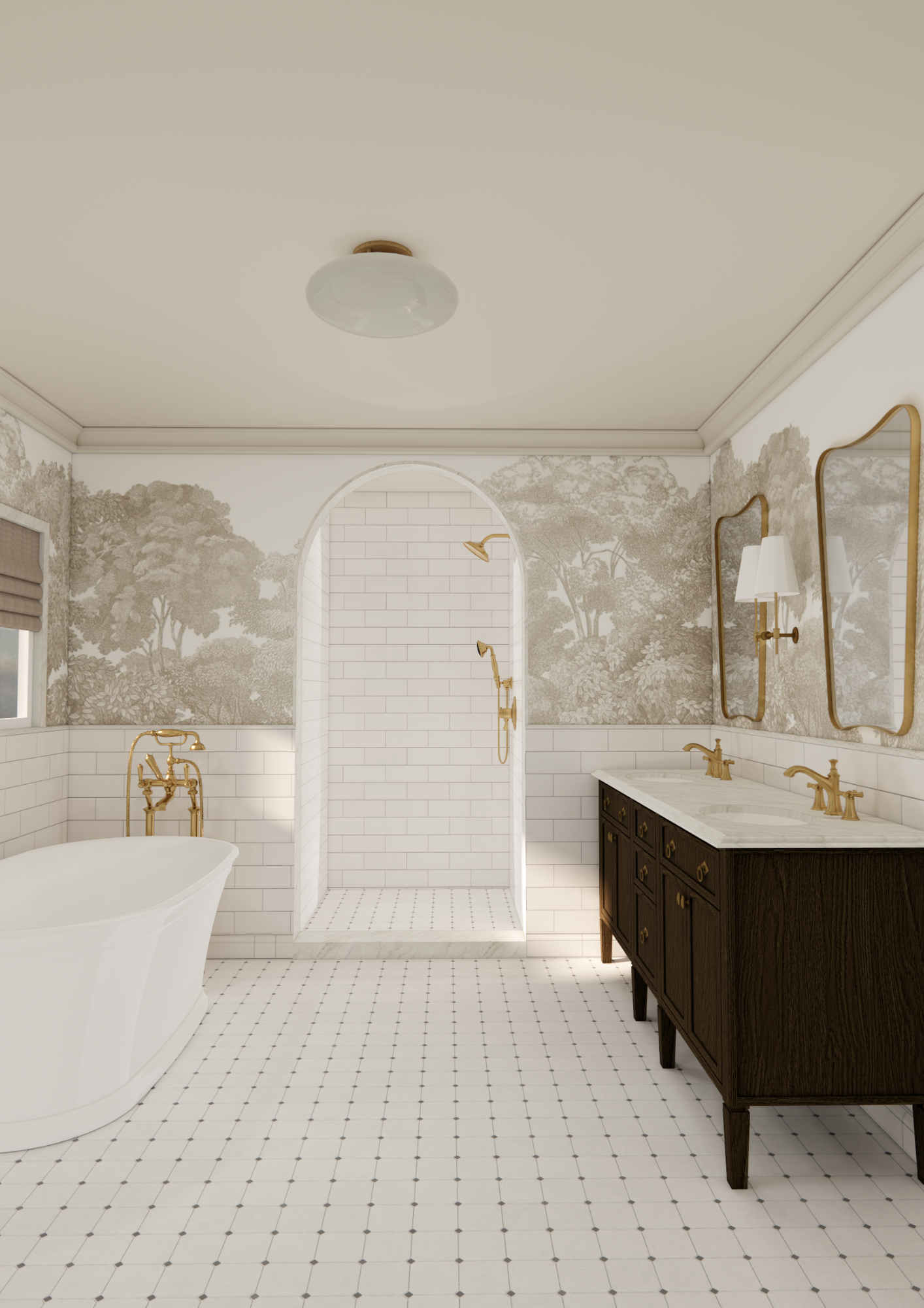 Get the Look - Charming Modern Bathroom