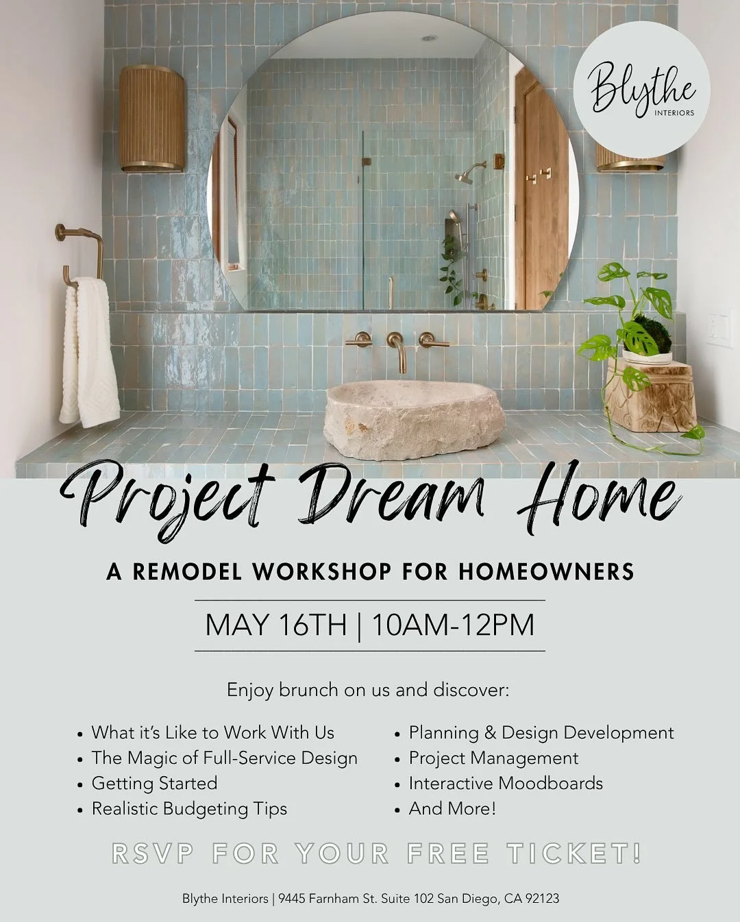✨Join us for a free Remodel Workshop! ⁠✨⁠
⁠
This event was designed for homeowners who are exploring the idea of a remodel or want a behind-the-scenes look at what it&rsquo;s like to partner with our team. This is the perfect place to start your jour