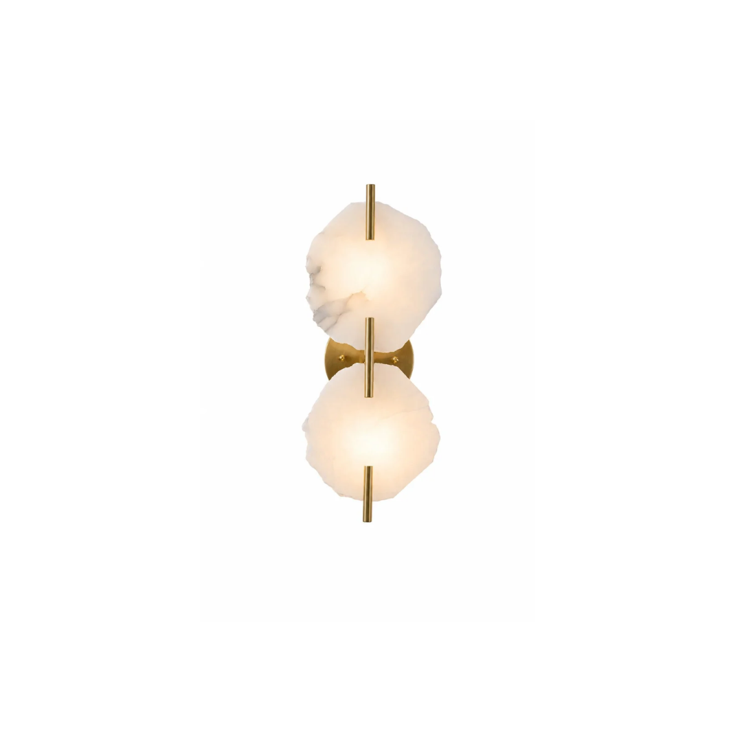 transitional 2 light brass wall sconce alabaster wayfair.png