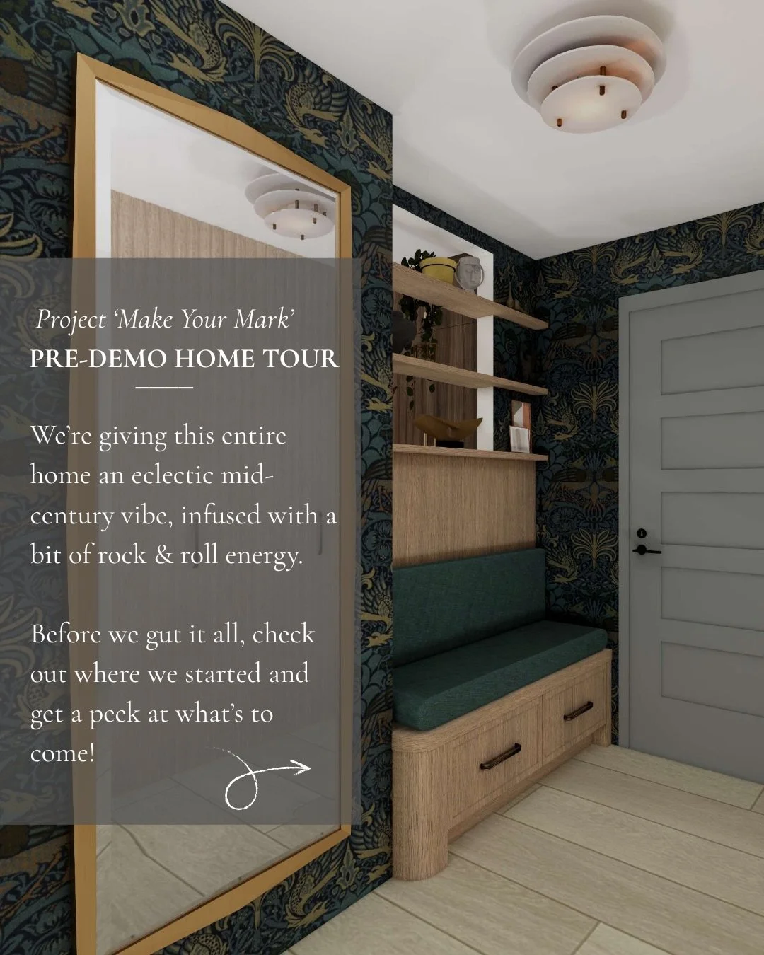 In the works! A little over a week ago we shared in stories that we were taking on a really exciting full-home remodel. We posted a quiz on what you thought the style might be and an overwhelming majority of you guessed it right&hellip;We&rsquo;ll be