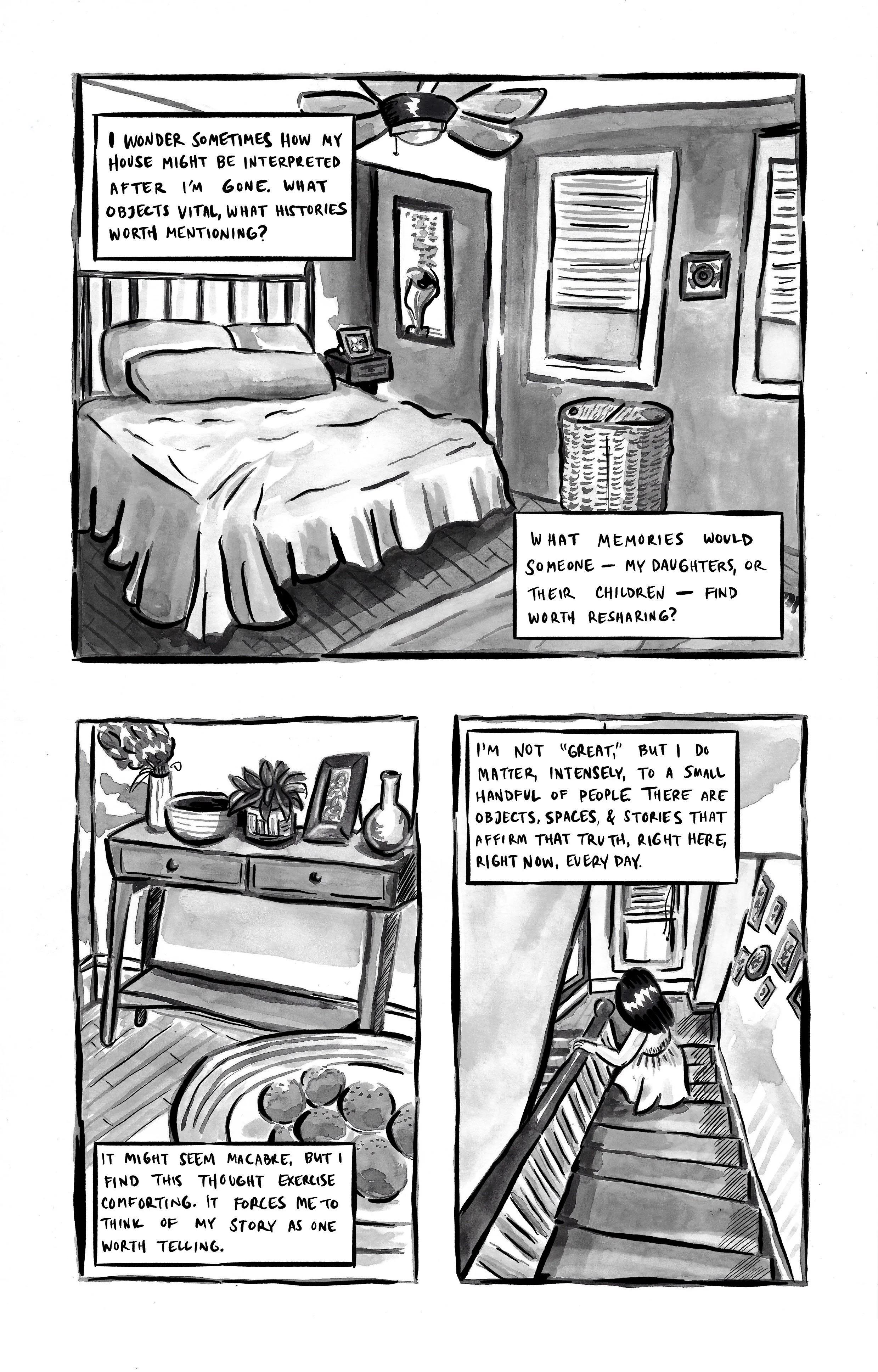 Matter (8-page comic originally published in "In the News Again: A SAW Anthology")