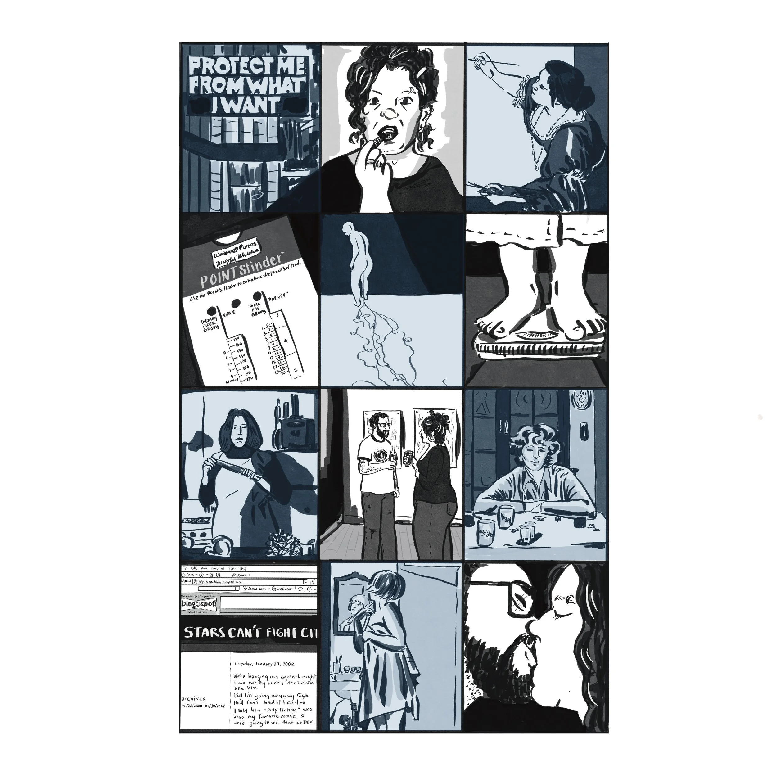 Protect Me From What I Want (page from 5-page comic) 