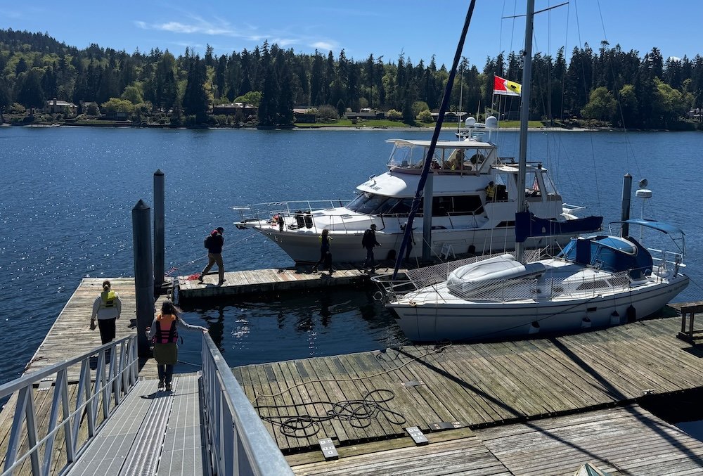 Flotilla Team Practices for Wildfire Evacuation