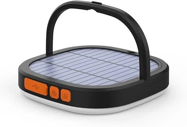 LED solar camping lantern