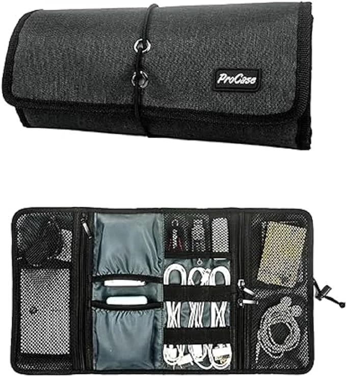 A place to keep all your electronic cords and connectors safe and organized.