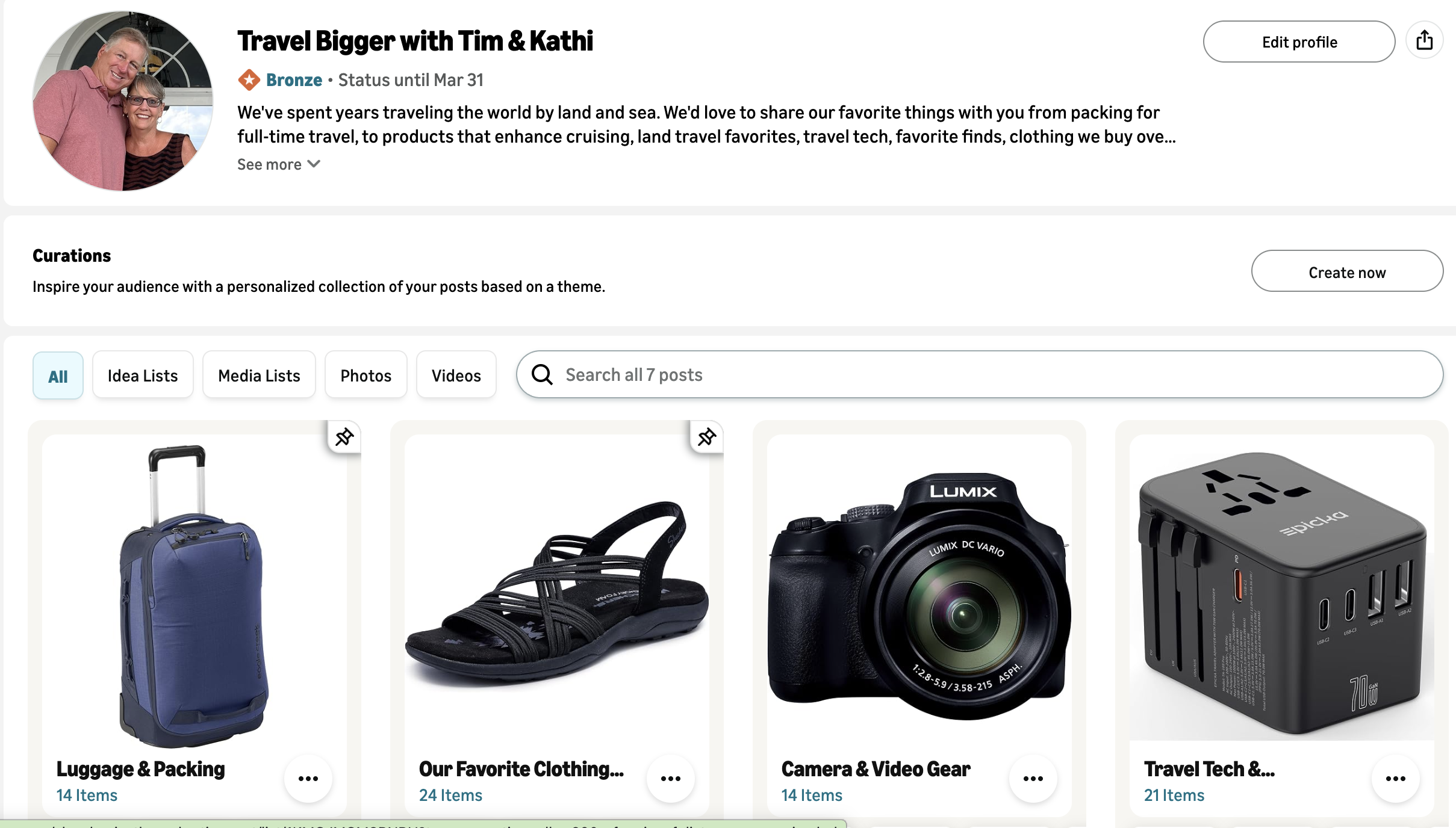 Travel Bigger Amazon Store Taste Life With Us Cruise Through Retirement Tim and Kathi