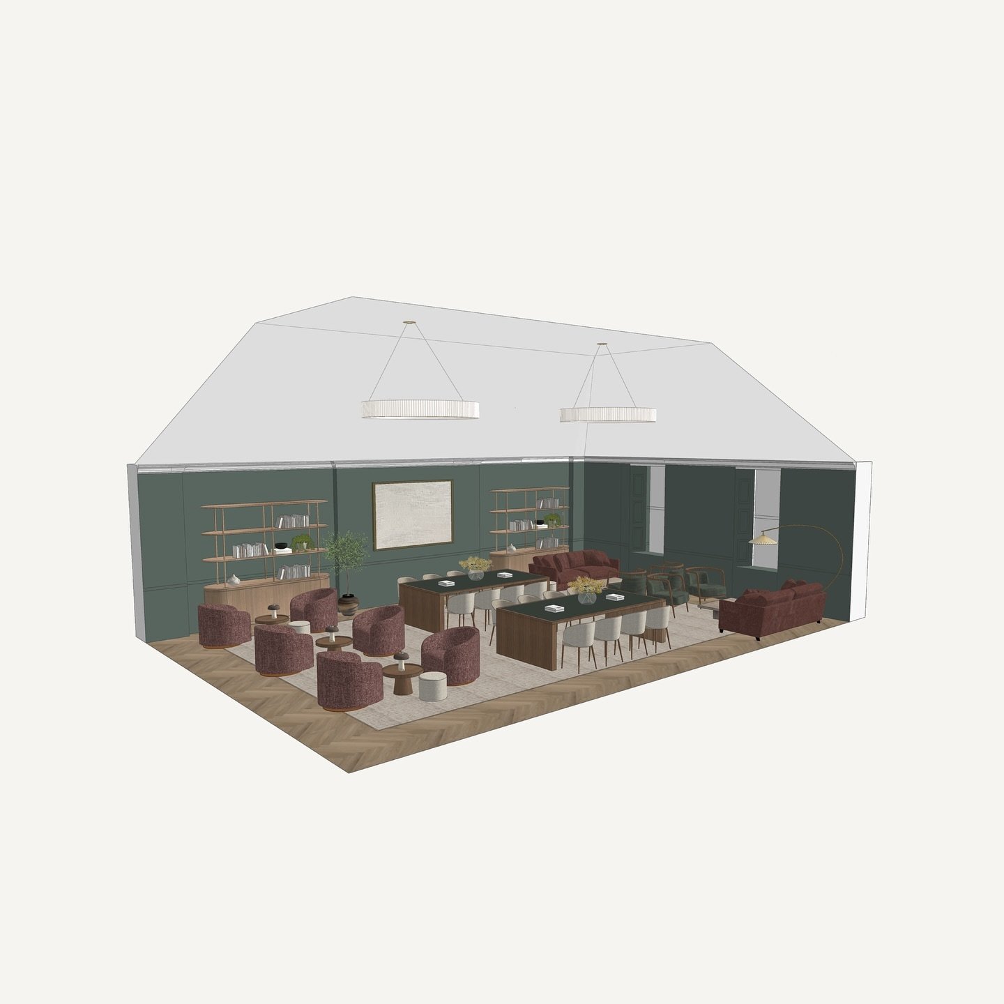 Crafting the perfect interior involves countless decisions, but we thrive on the challenge! 

Here&rsquo;s an exclusive look at the concept drawing and materials palette for @auctionroomsedinburgh  luxurious members lounge. We meticulously selected t