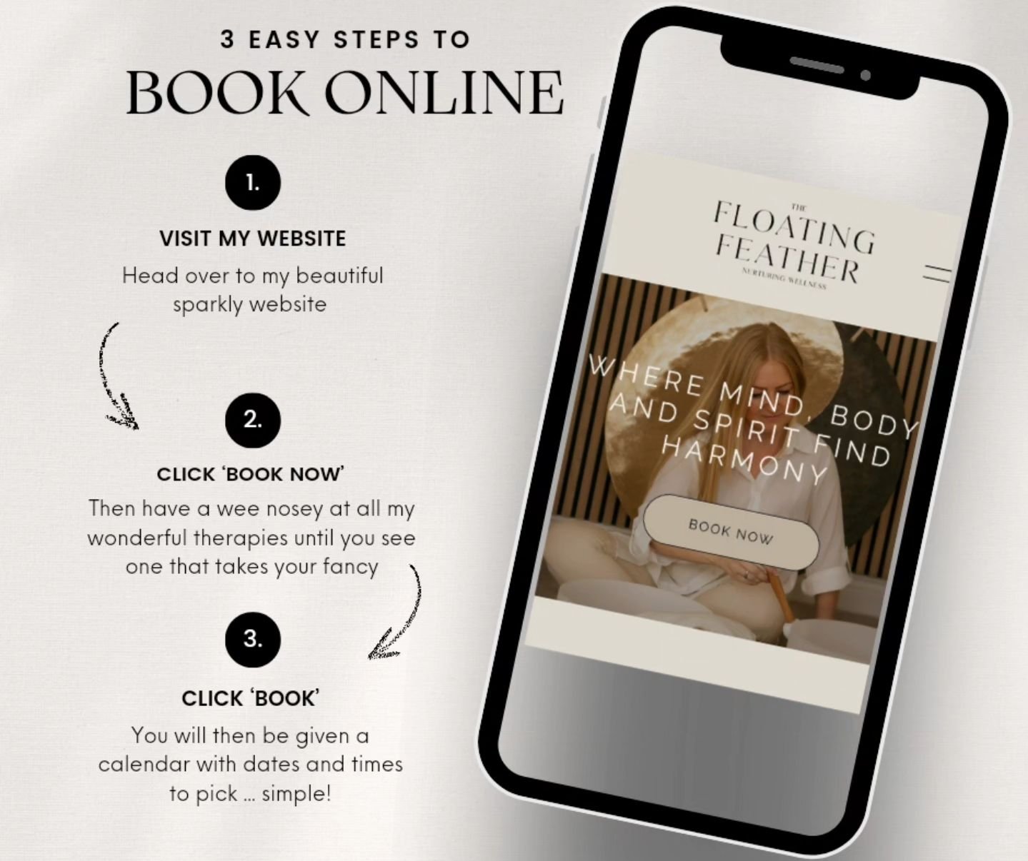 Looky Loooooook!!!

Finally, I have a booking system that I am super proud to show off. 
I've worked so hard and came right out of my comfort zone with this one. 

This makes life easier for you lovelies out there and it means that you can just nosey