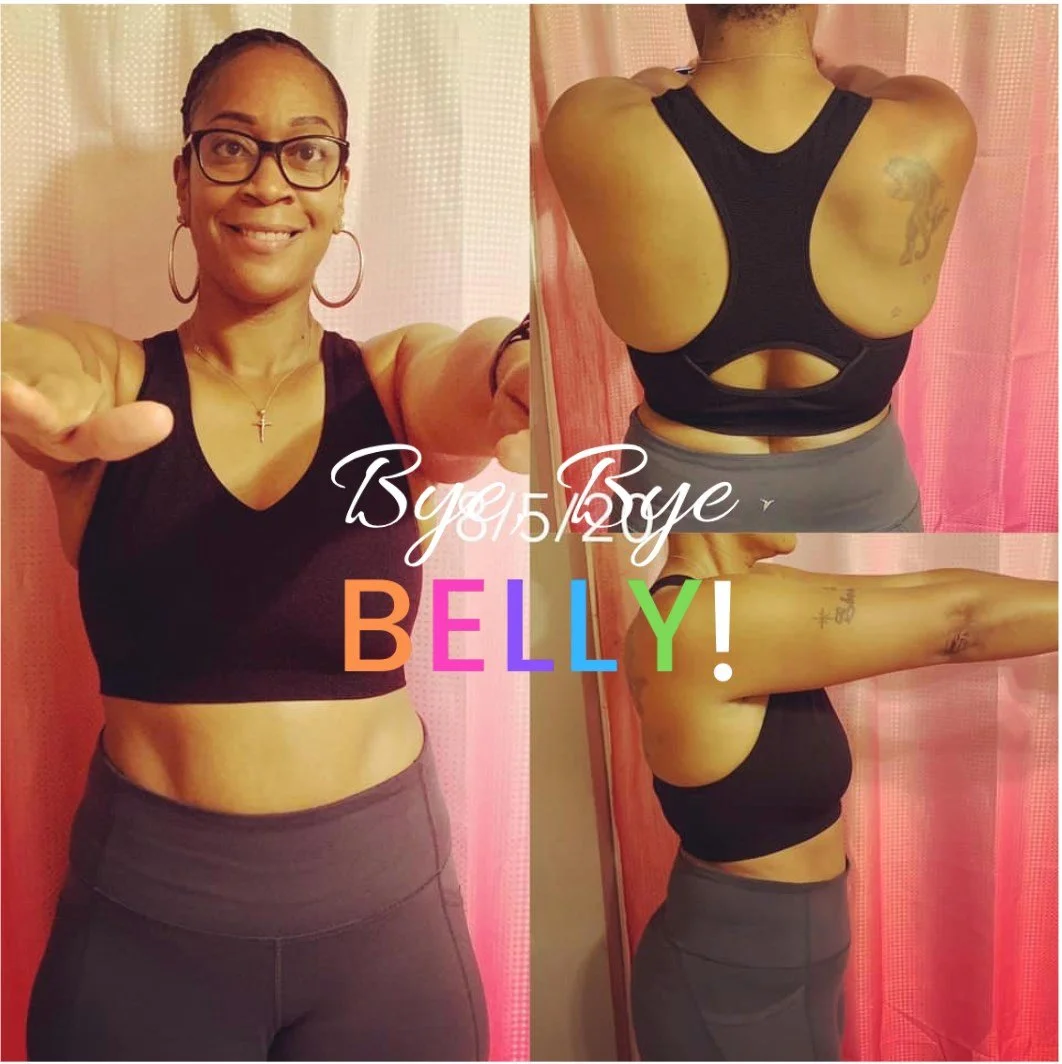 transformation 8, get snatched, bye bye belly