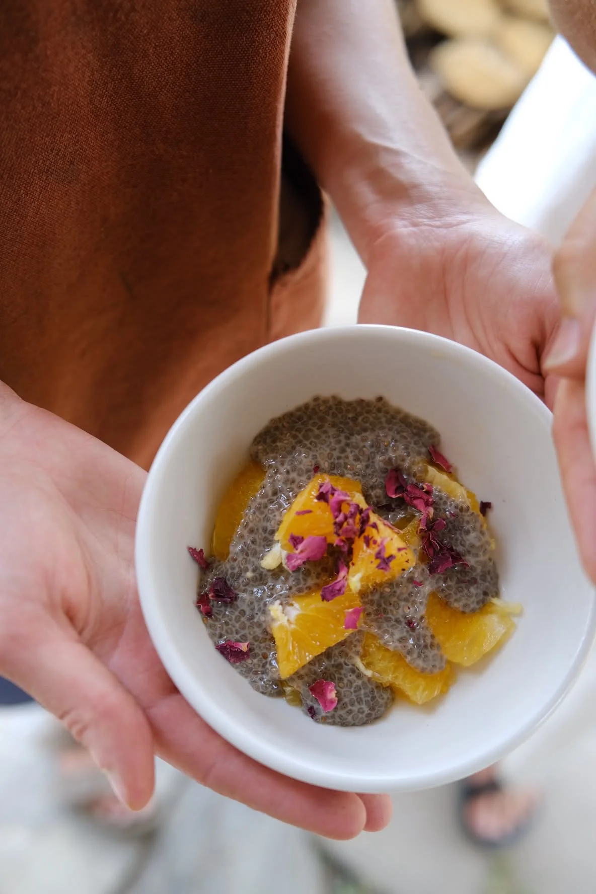 Cardamom Vanilla Chia Jam & Oranges