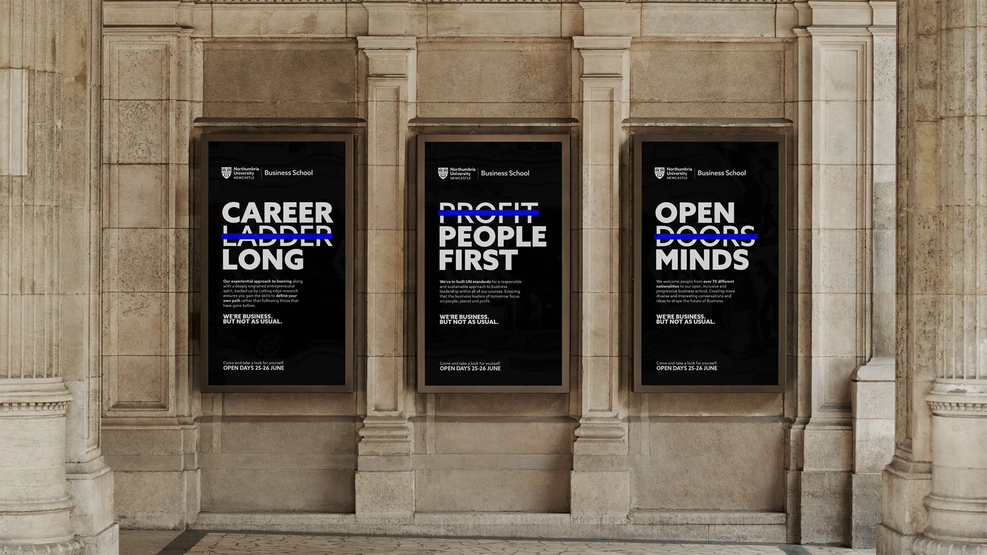 Northumbria University Business School - Campaign