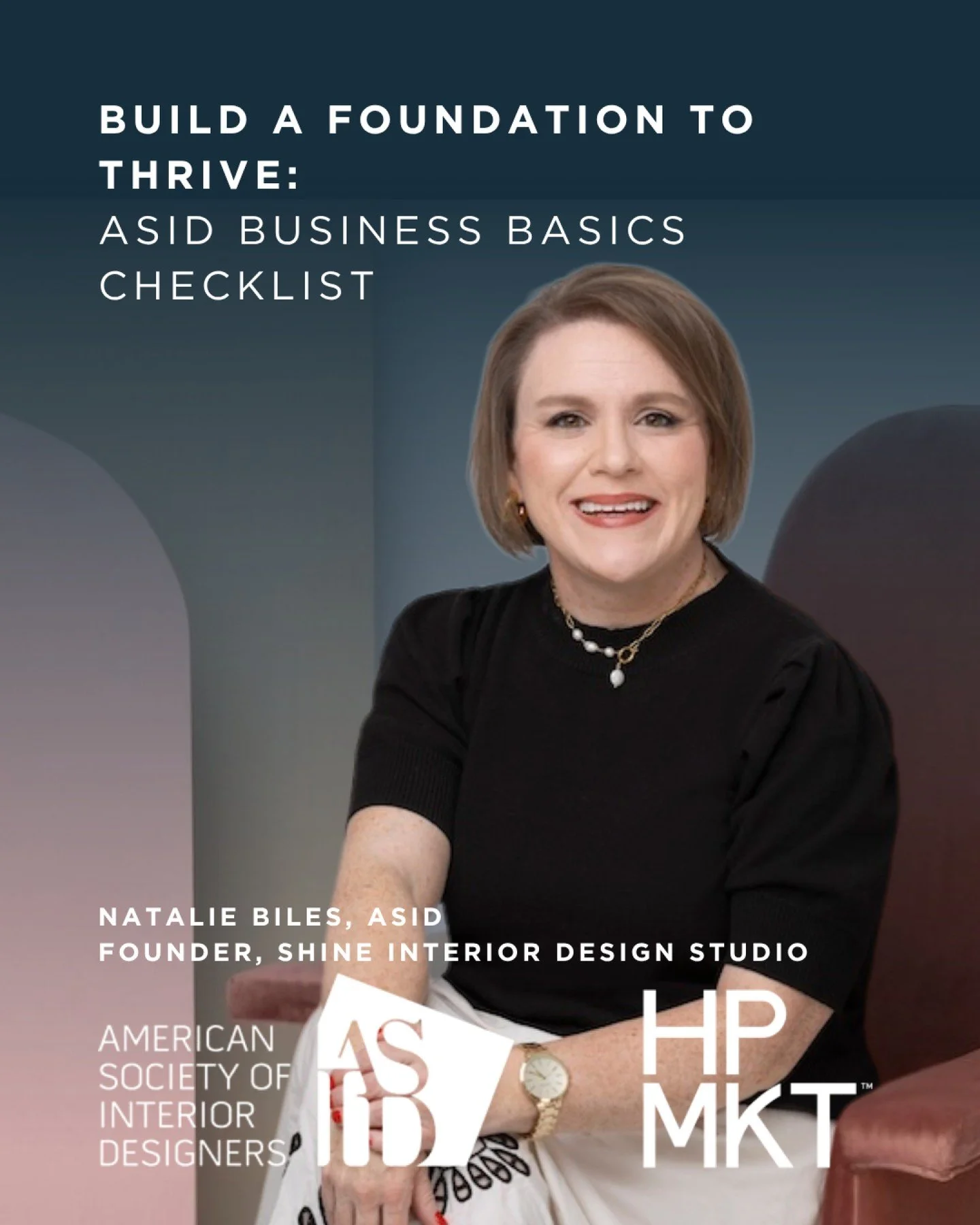 Headed to High Point Market? ✨ 
Join us Monday for a panel-style discussion you won&rsquo;t want to miss!

Natalie will be joining Mesha Williams of @iddesigns.co and @asid_hq 's Matthew J. De Geeter, ASID, CAE, MBA, LEED AP to dive into @asid_hq &ls