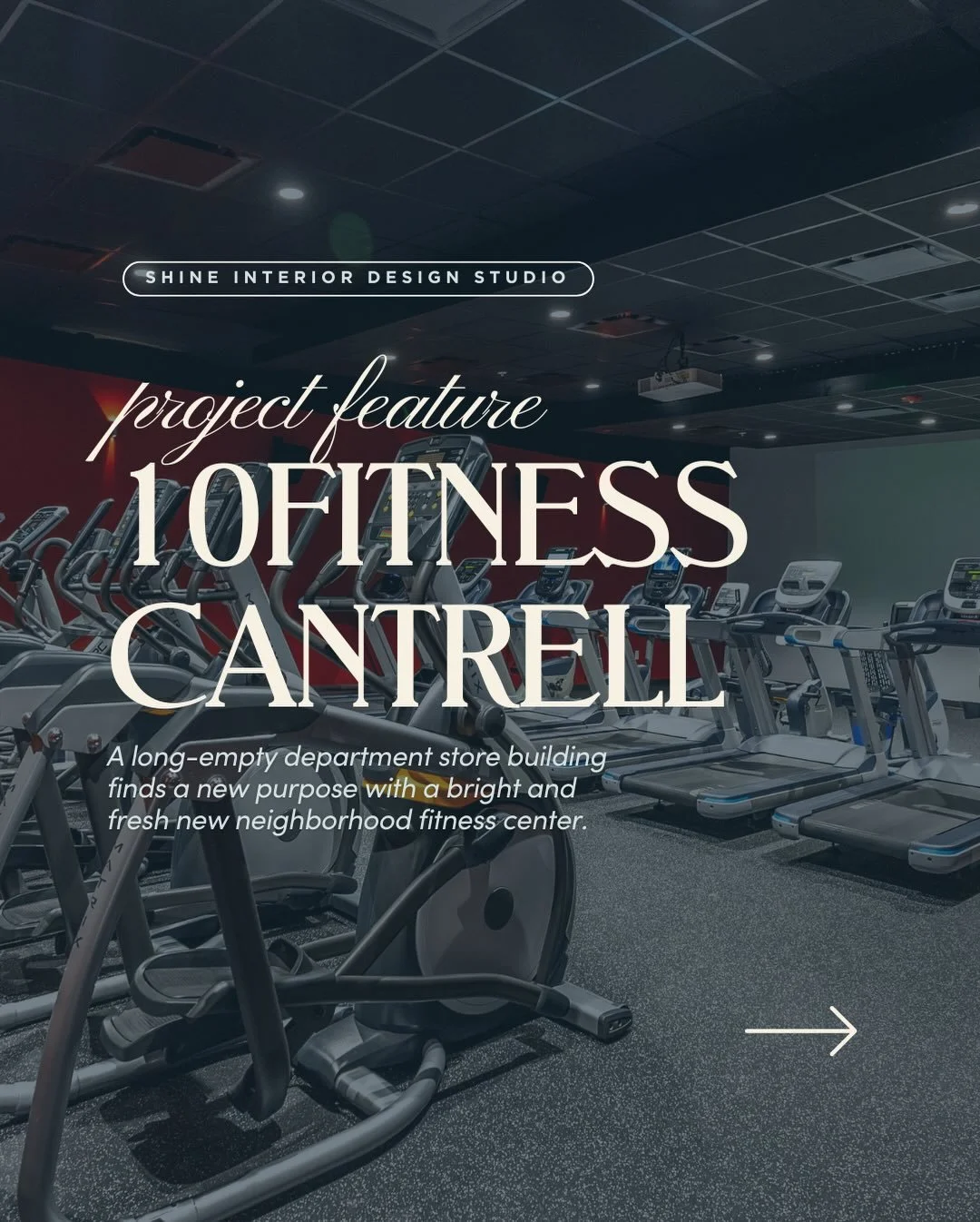 From vacant to vibrant 💪✨

This former Stein Mart at Cantrell was a true blank canvas&mdash;with real constraints: lower ceiling heights, limited daylight, and dated plumbing + mechanical systems. Our team partnered with 10Fitness to reimagine the s