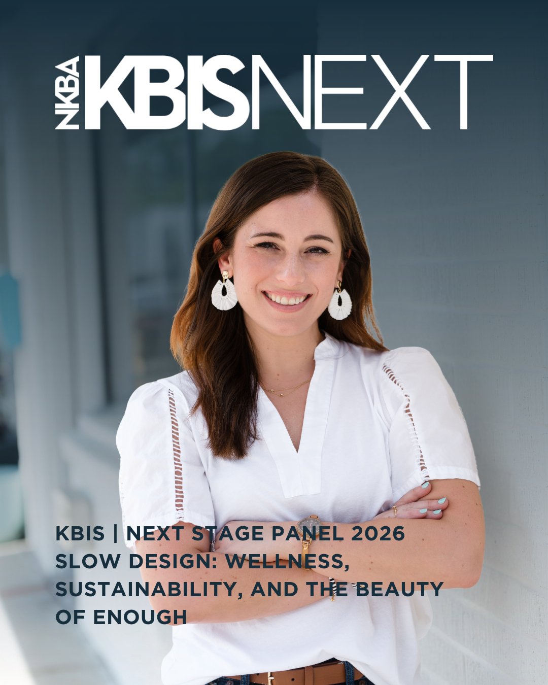 Fast consumption is out. Slow design is in.✨

At KBIS, Stacey is joining a conversation on what it looks like to slow down to move design forward with intention, natural materials, timeless aesthetics, and craftsmanship that supports human wellness a