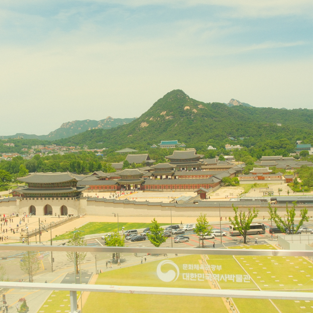 Panoramic view of the palace
