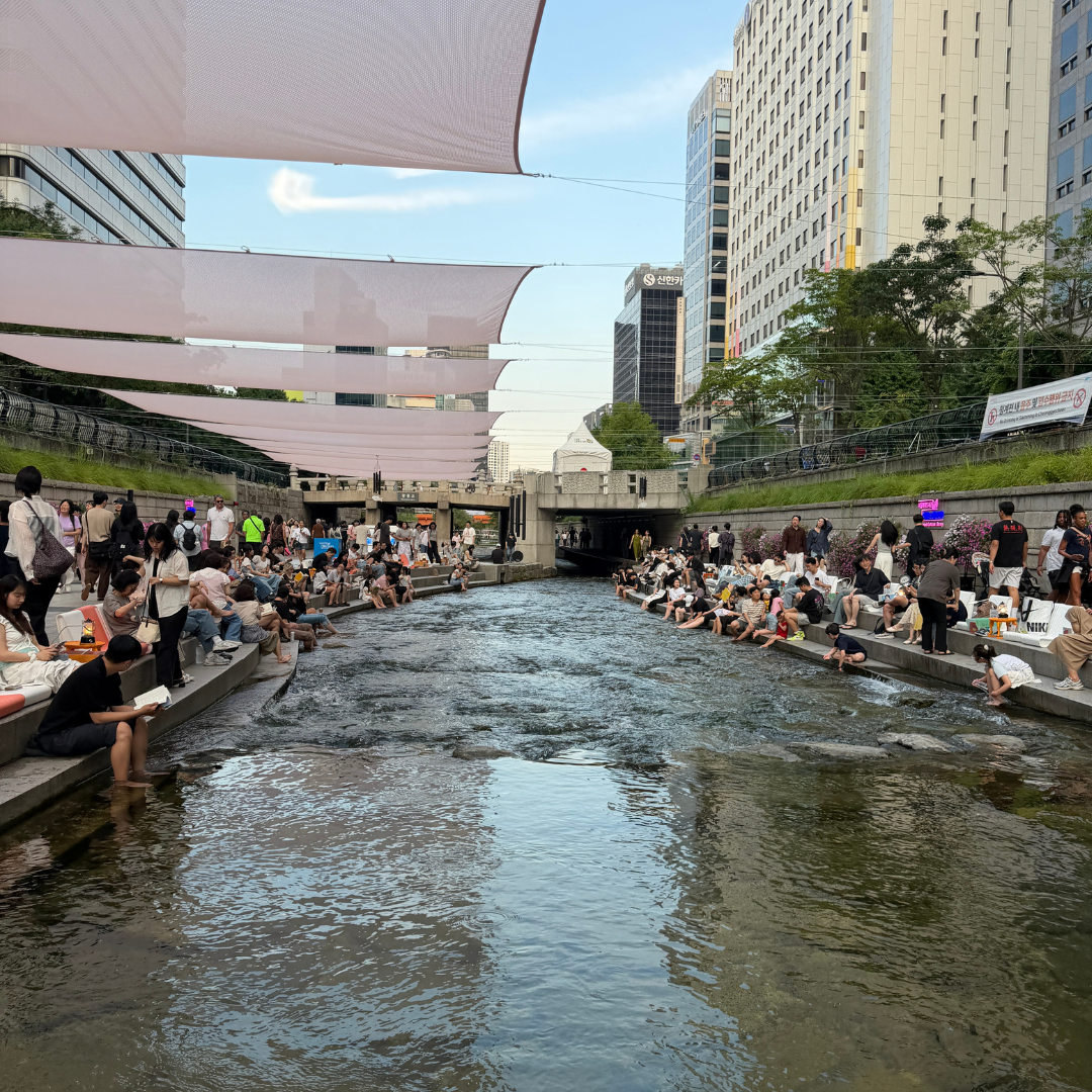 Outdoor Library - Cheonggyecheon Stream 