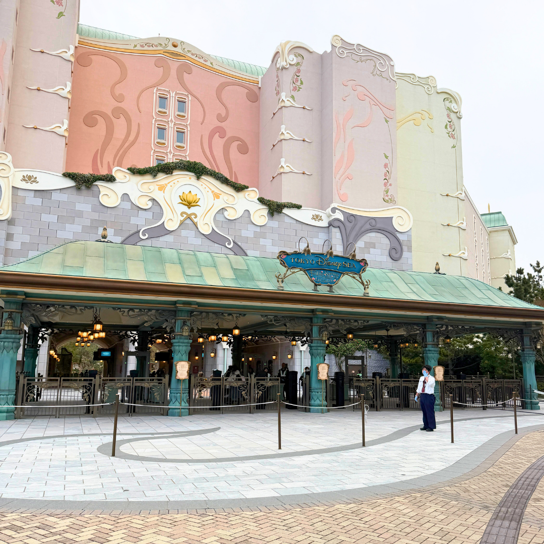 Tokyo DisneySea Fantasy Springs entrance for Toy Story Hotel guests