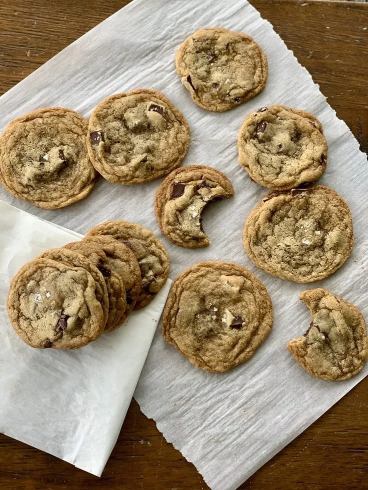 The Best Sourdough Spelt Choc Chip Cookies