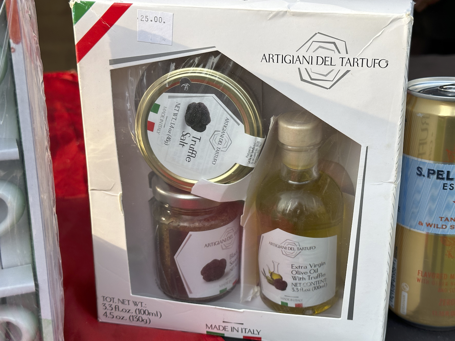 Truffle oil set.