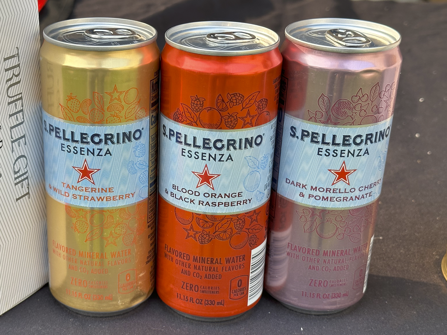 Pellegrino flavored sparkling water.