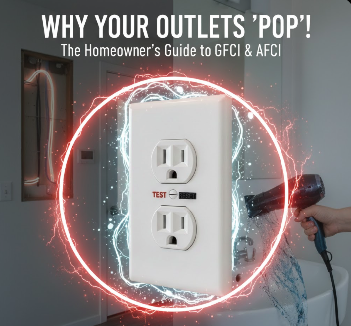 Lukas Electric’s Guide to GFCI and AFCI: Why Your Outlets “Pop”