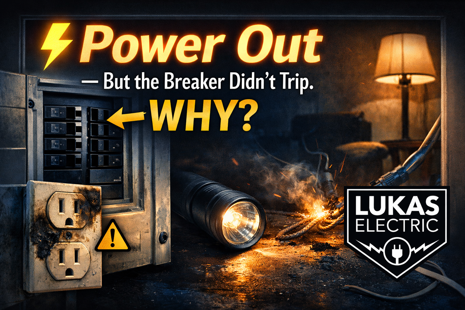 ⚡ Power Out — But the Breaker Didn’t Trip. Why? 🤔