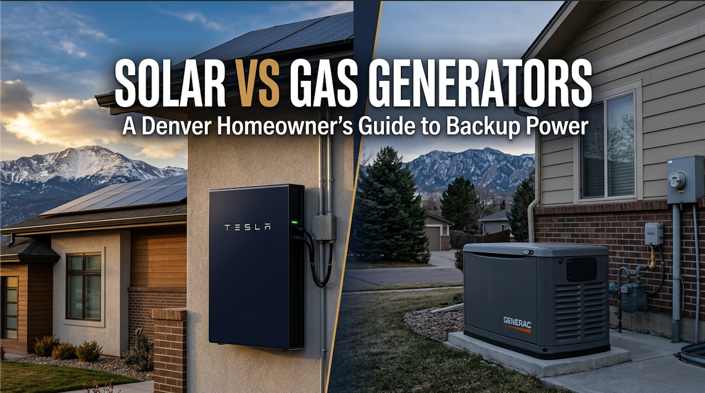Solar vs. Gas Generators: A Denver Homeowner's Guide to Backup Power