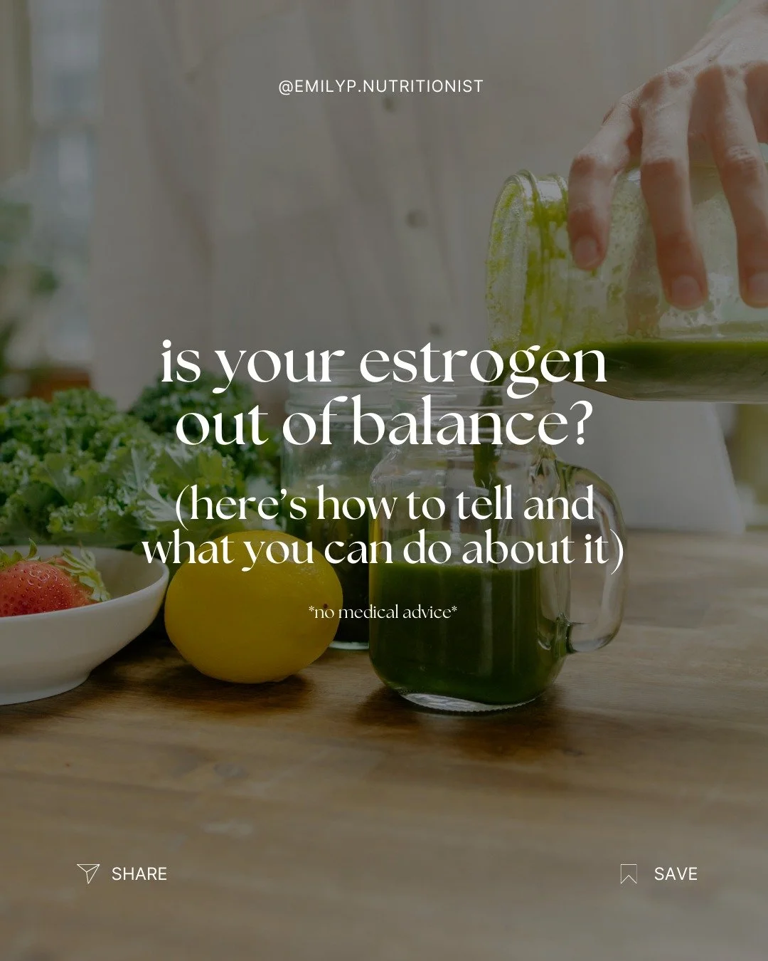 Estrogen imbalance is more common than you think, and it can affect everything from your mood to your energy levels. If you're struggling with heavy periods, migraines, or weight gain, high estrogen might be the cause. 

Swipe through to learn the si