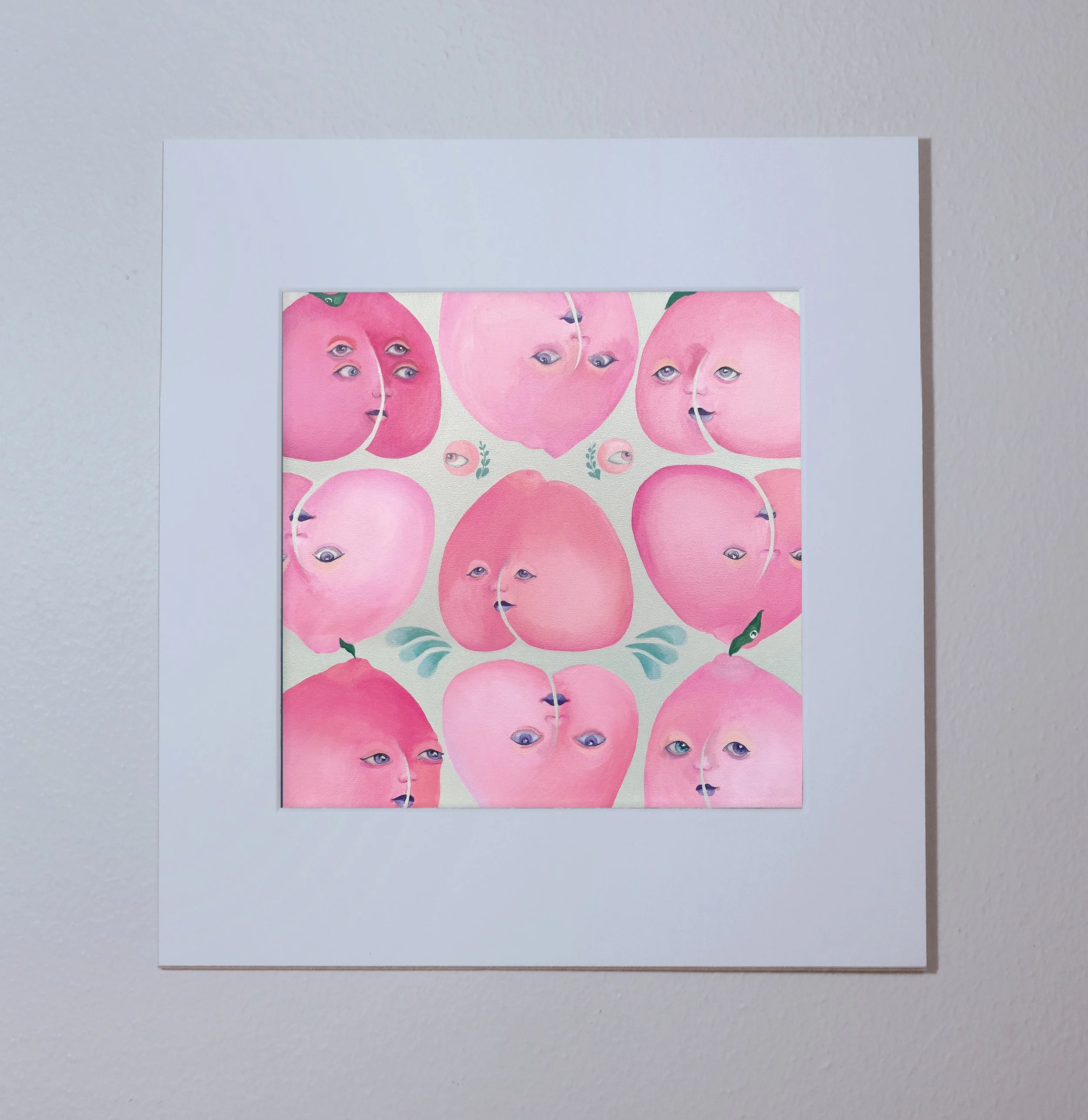 Los duraznos son de los duendes  limited edition fine art Giclée