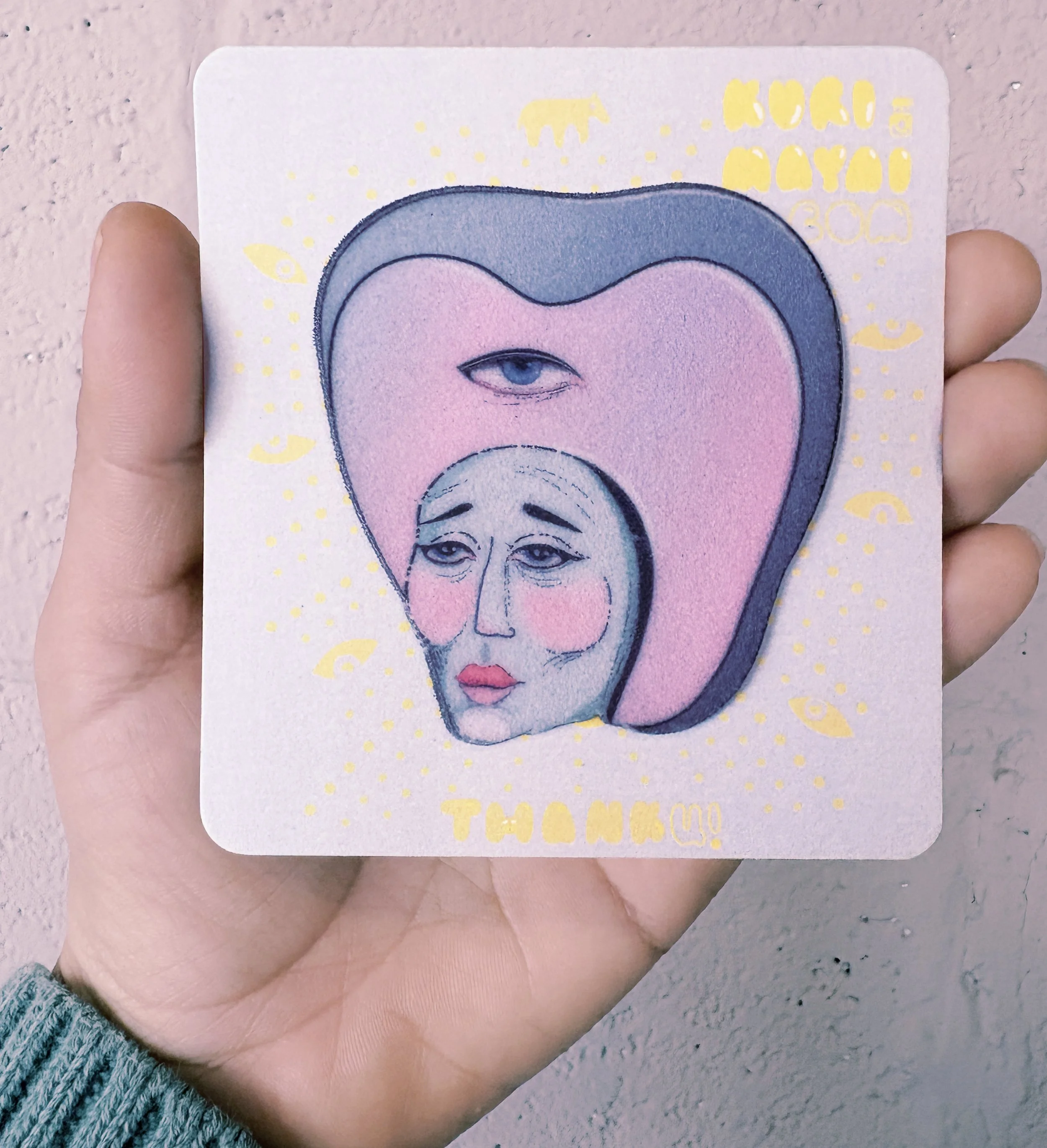 Fuzzy Lady Aent  sticker