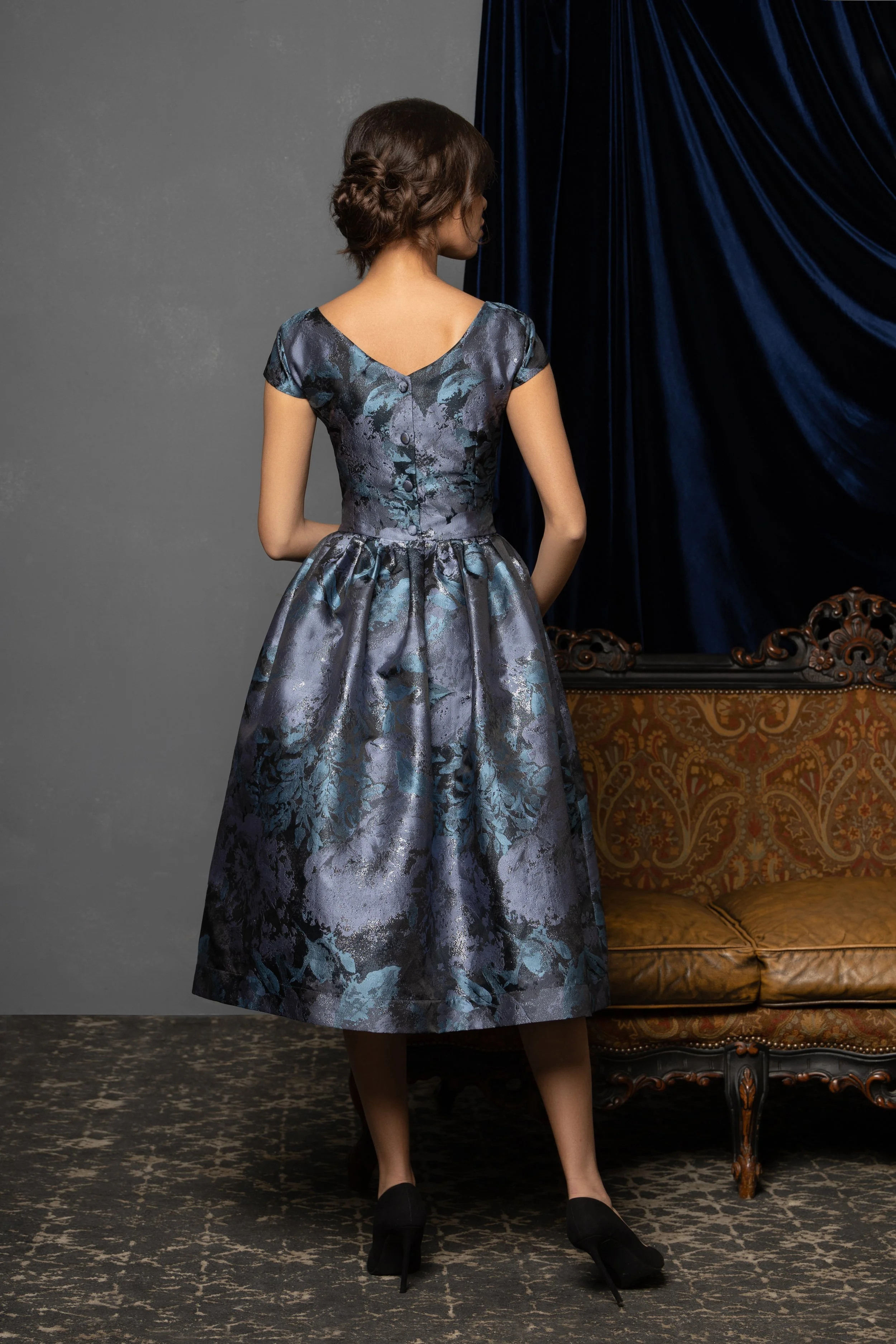 Tulsi Dress Blue Acacia