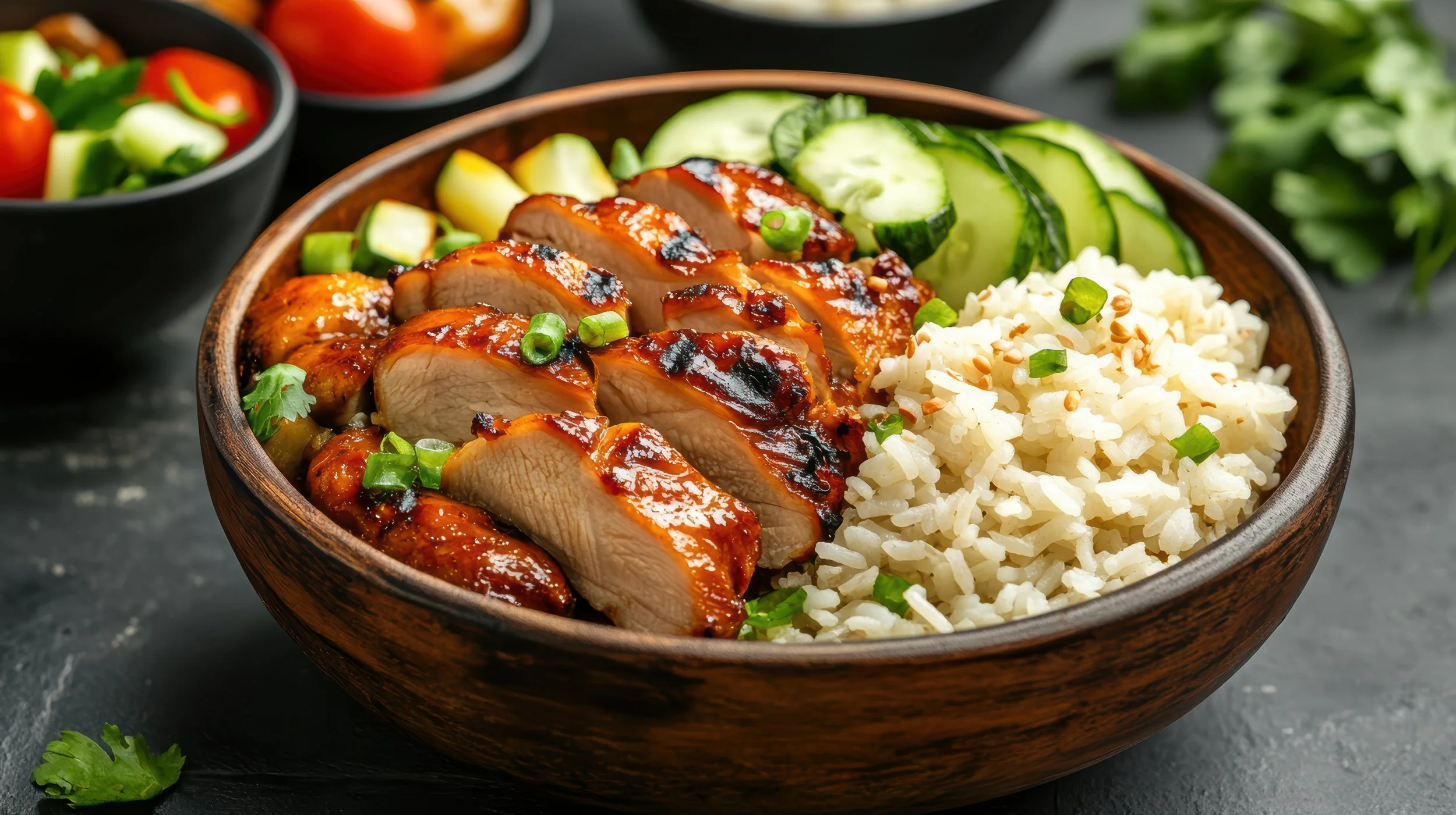 Lemongrass Chicken Rice Bowl