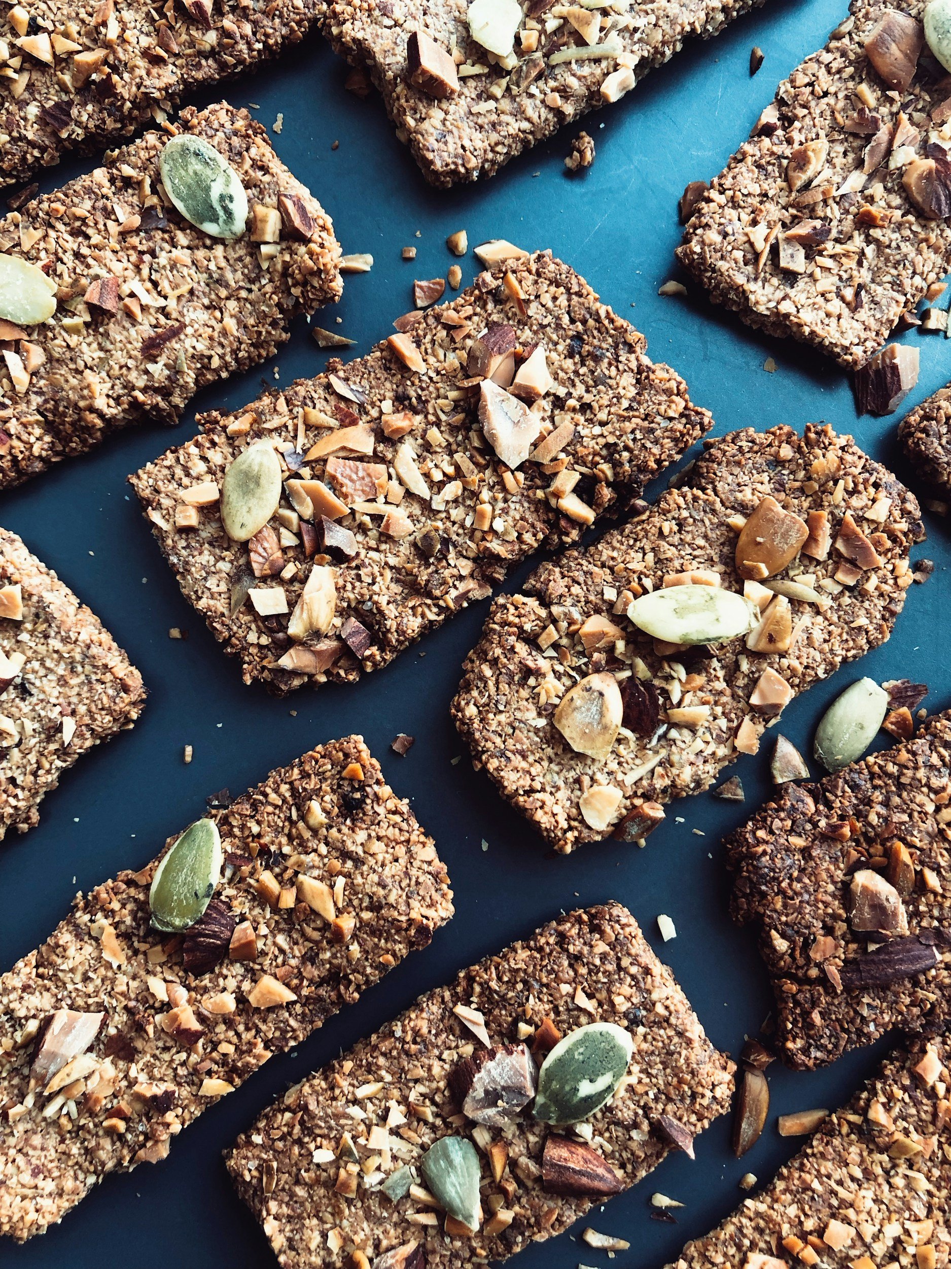Homemade Crispy Seeded Crackers