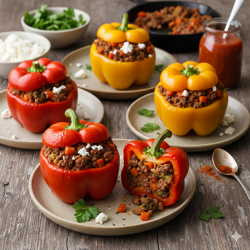 Mediterranean Filled Capsicums 