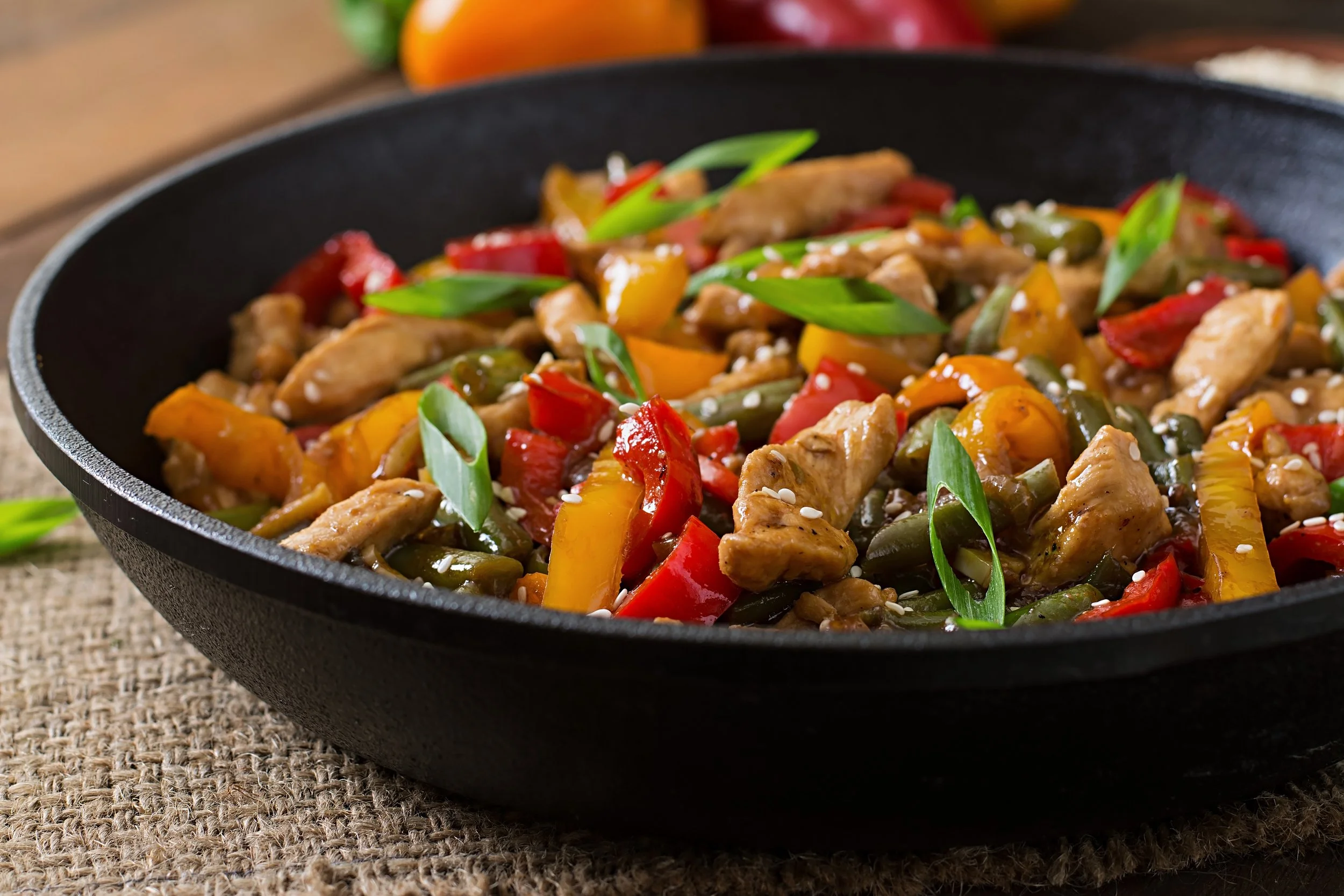 Sesame Chicken Stir Fry