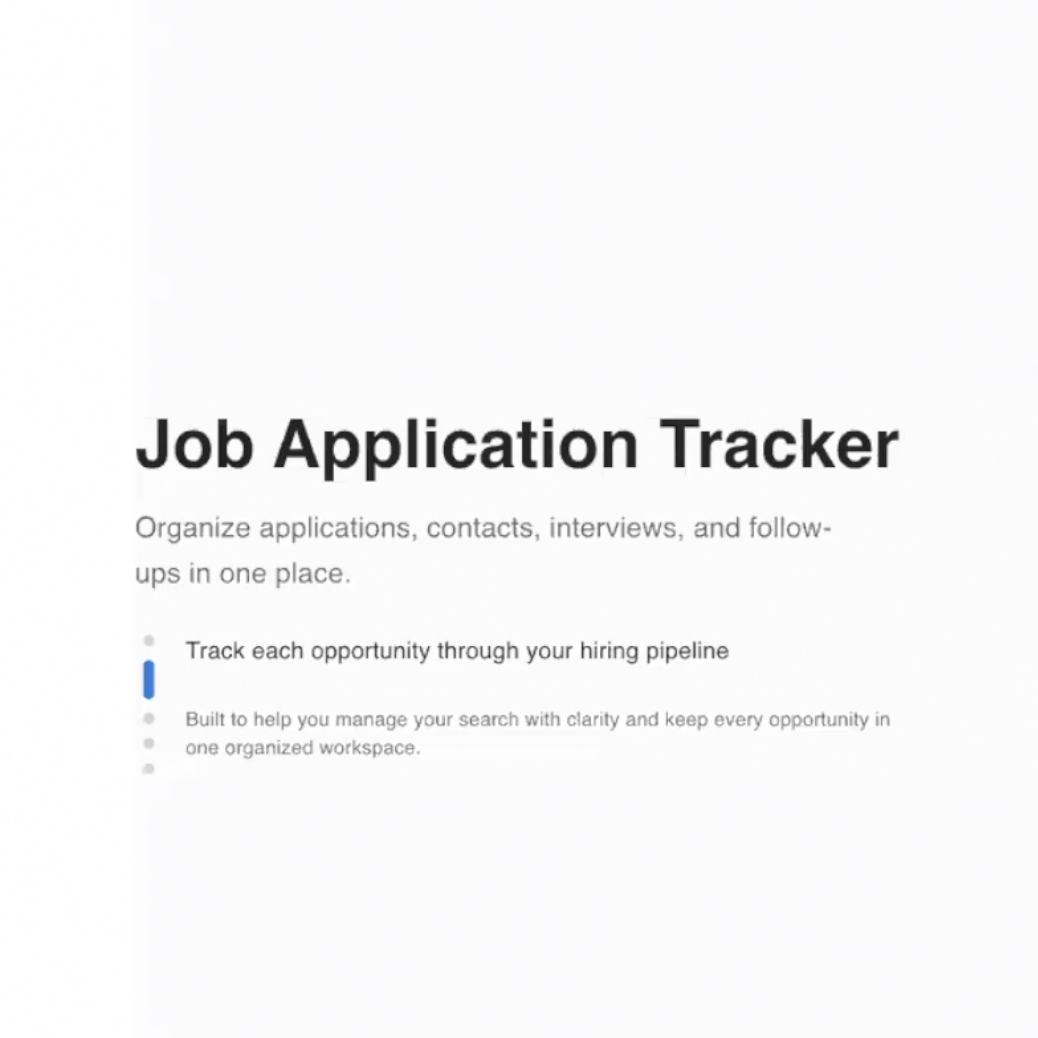 Job Application Tracker