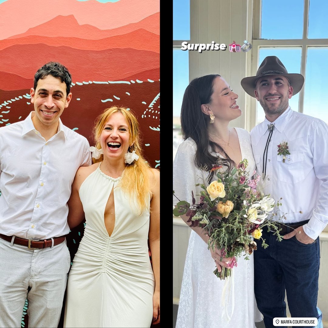 There were 2 secret weddings last weekend😍 Our studio manager/teacher Stacie, and our podHOT teacher Pete! 

Congrats to Stacie &amp; Paul, and Pete &amp; Jenn 🍾✨