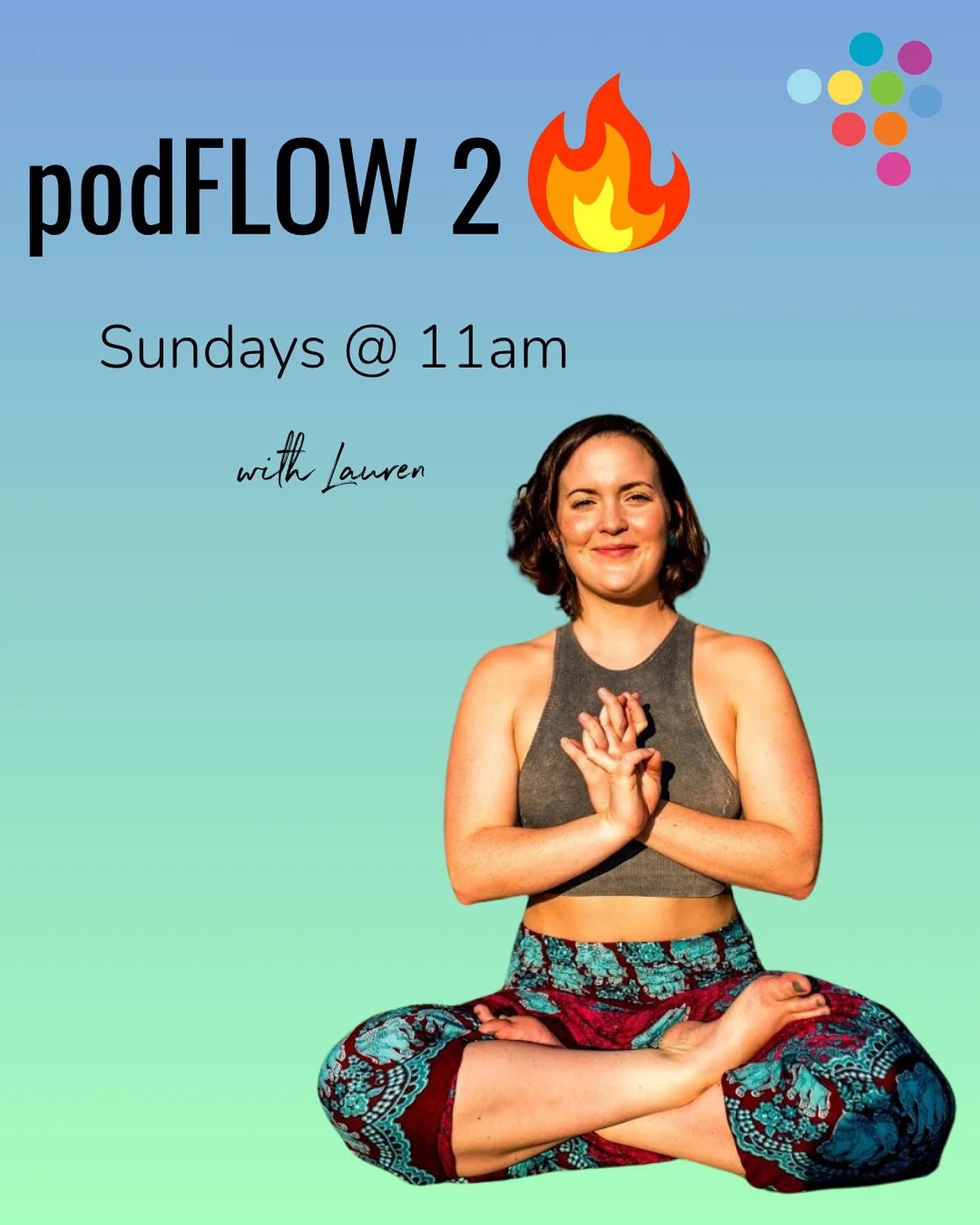 We are super excited to have @wakinguplauren teaching our podFLOW 2🔥 on Sundays @ 11 am starting on July 27th😇

Originally Terrie&rsquo;s class, she has passed the torch to Lauren! If you have not taken Lauren&rsquo;s classes, you&rsquo;re in for a
