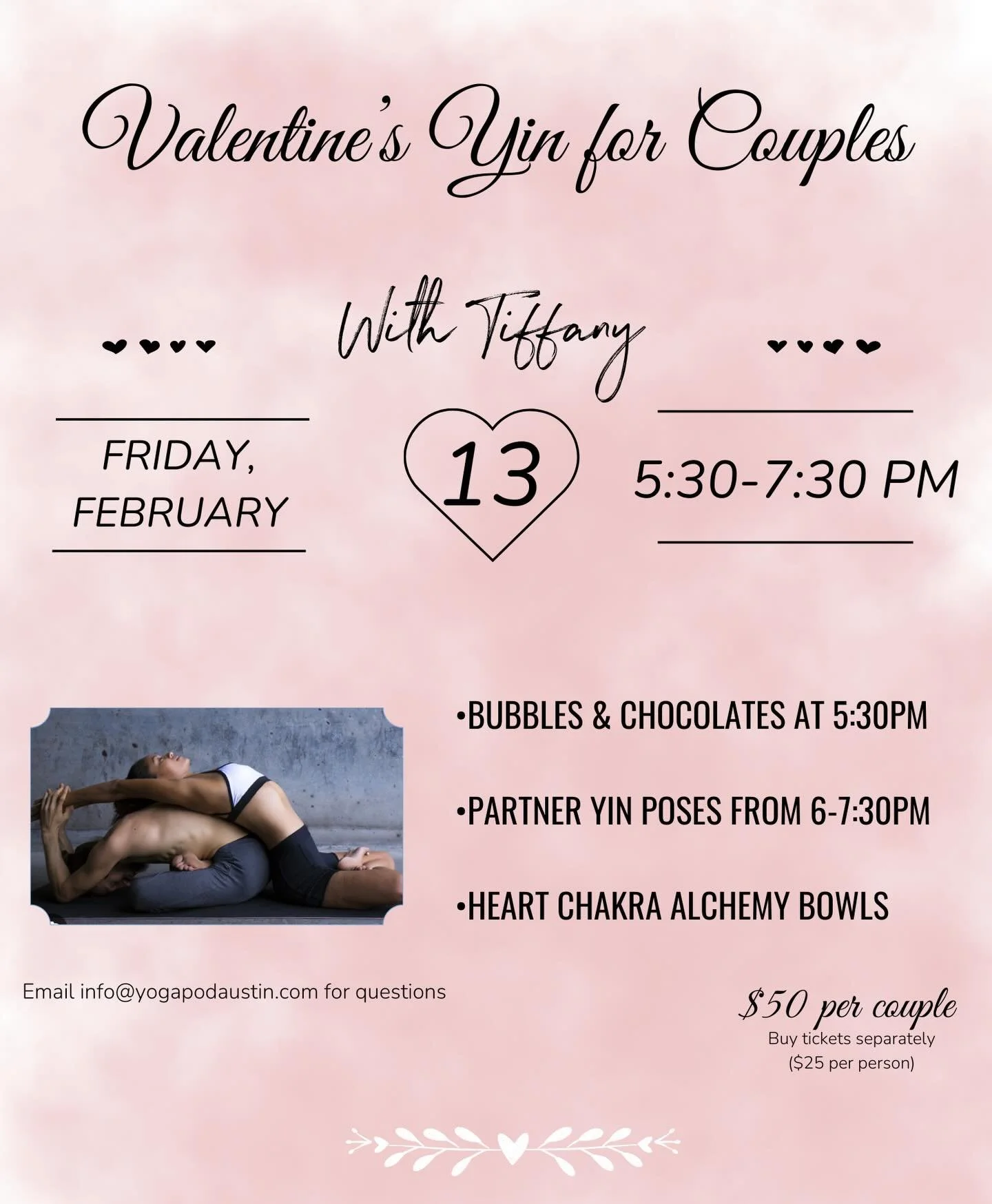 Happy February lovely people 💕 Join us for our 2 workshops this month! Link in bio to learn more 😊

💕 Valentine&rsquo;s YIN Date Night with @yoga_sounds on Friday, February 13th 5:30-7:30 pm

🧧Lunar New Year Sound Healing with @carmen.gray.writes