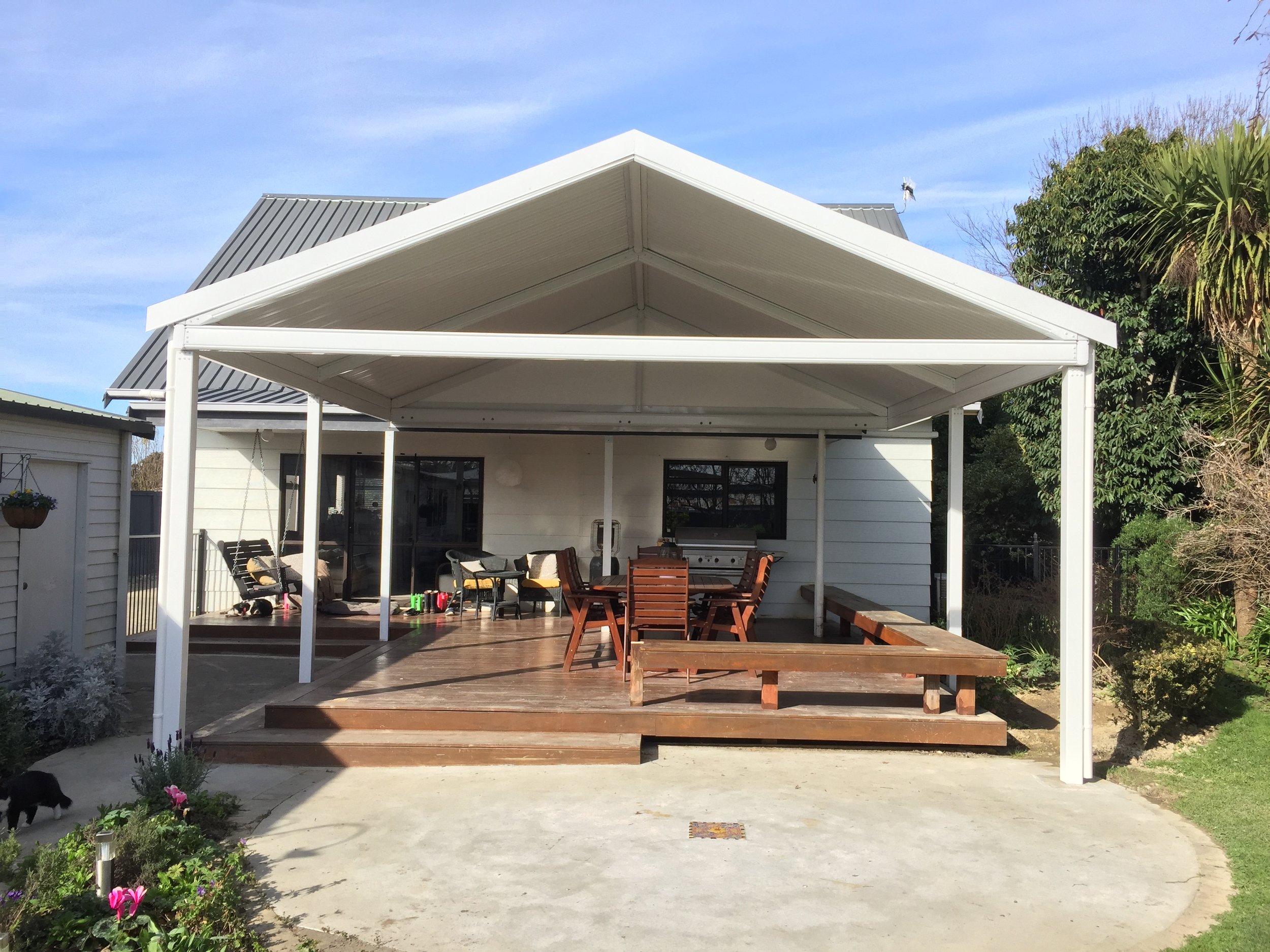 Flat Patio Roof Outdoor Specialists NZ