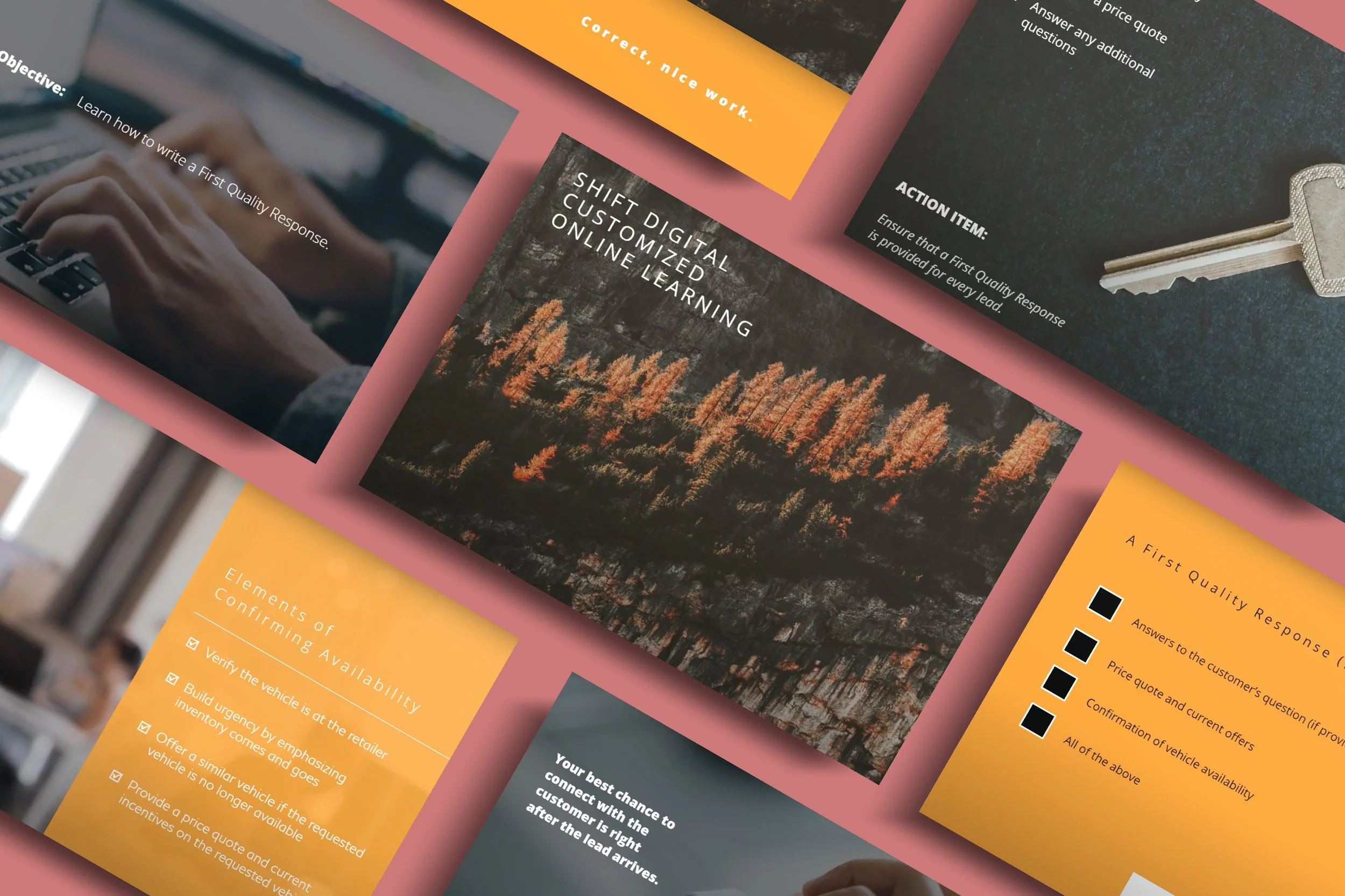 eLearning demo for client pitches