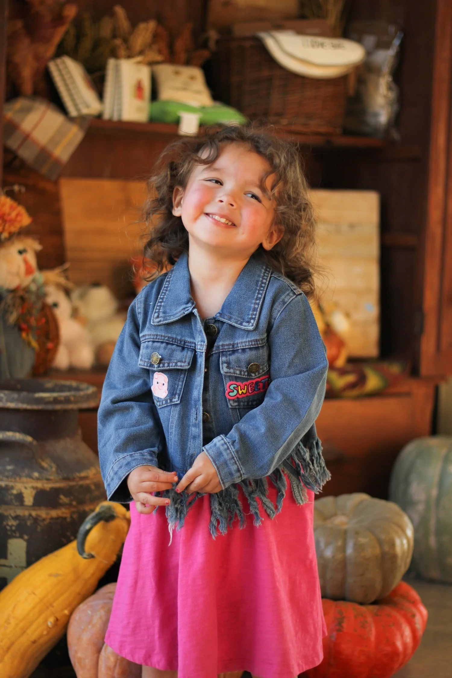 A fall portrait taken on the farm at Ruby Creek
