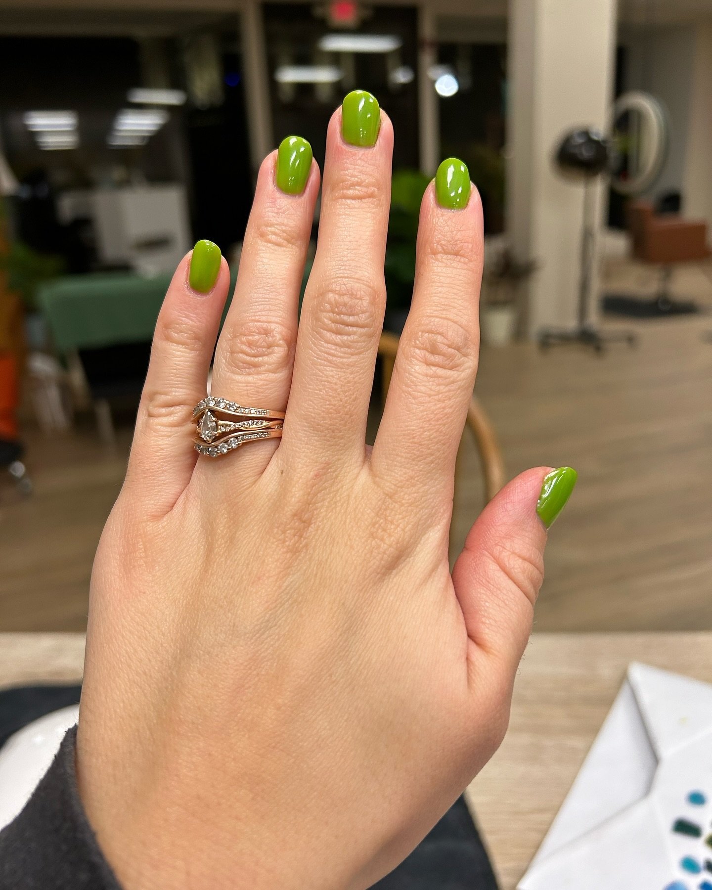 Almost 3 weeks on my nails. I decided to re-do them before our thanksgiving trip. 

(After, structure gel for strength, before) 

Book your manicure online at verdantsalonandsuites.com 🫶🏼✨