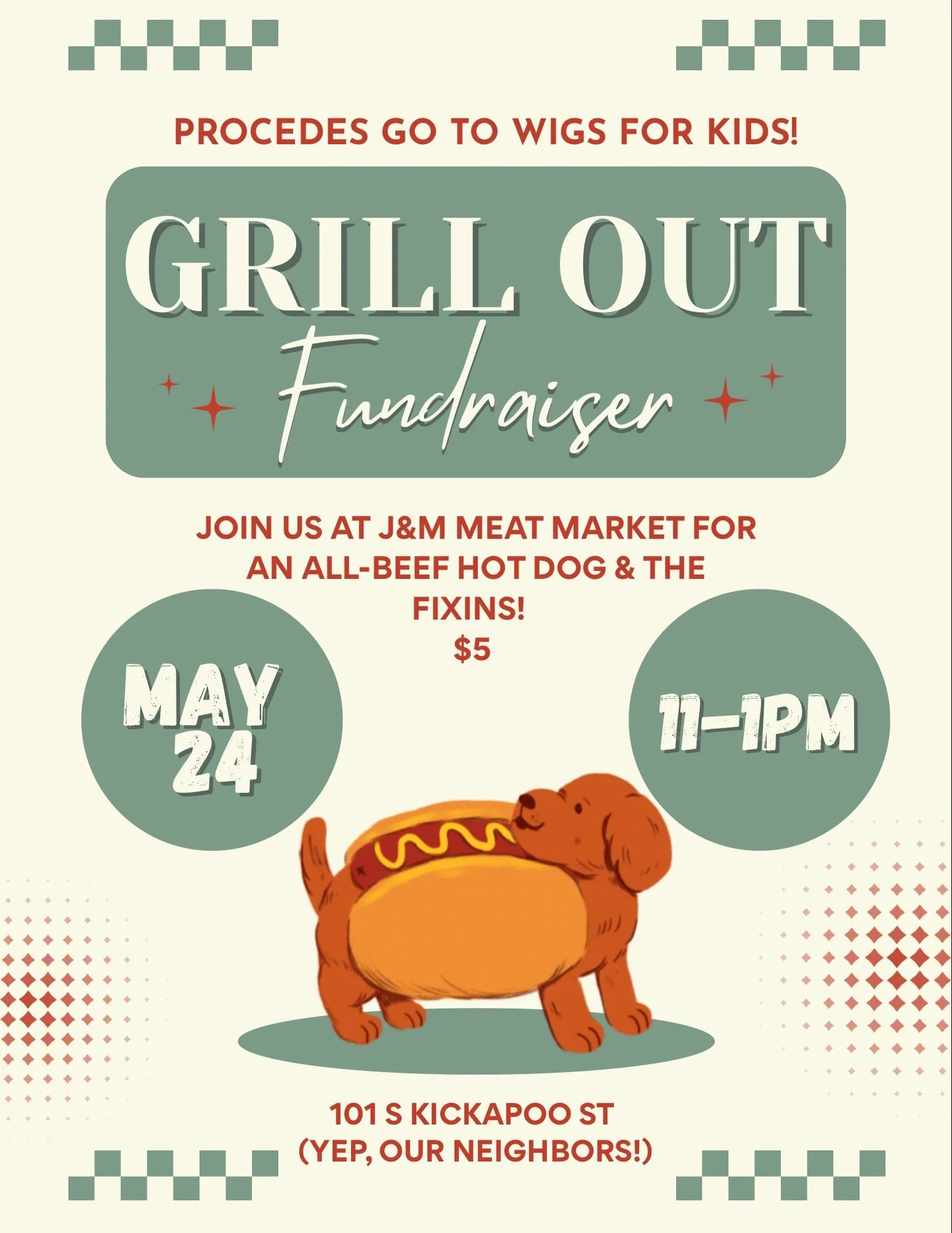 See you TOMORROW! 11-1!! 

Wigs for kids is a 501(c)3 that provides free whole-head hair pieces to children who have experienced medical related hair loss. 

At Verdant we believe everyone deserves to feel beautifully themselves. We have been able to