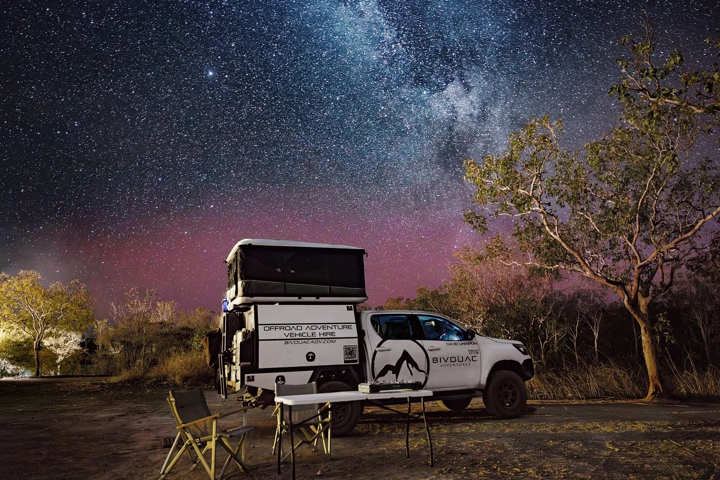 UNREAL. 
This could be your view with Bivouac Adventures.
2026 spots filling up fast, secure your booking now ✅
Credit: @laucameron 
#bivouacadventures #overlandlife #escapethecity #offgridcamping #exploreoz #travelnt #travelwesternaustralia #tra