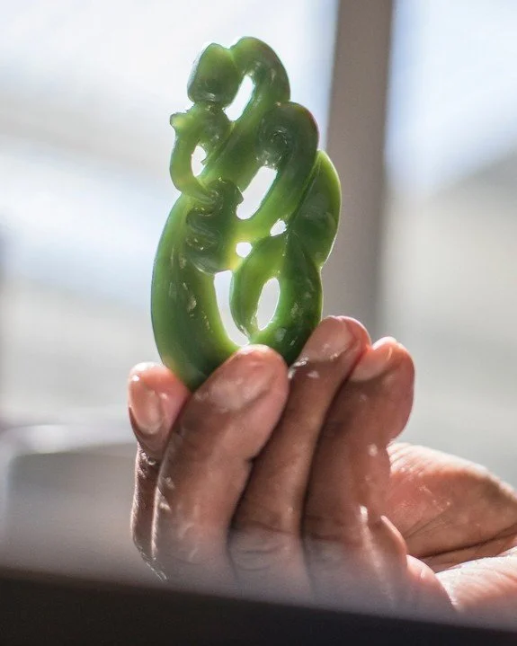 Greenstone, or pounamu, is more than a stone in Aotearoa — it carries history, mana, and connection. For Māori, it is a treasure, handed down through generations as a symbol of strength, protection, and whakapapa (ancestry).
Each piece tells a